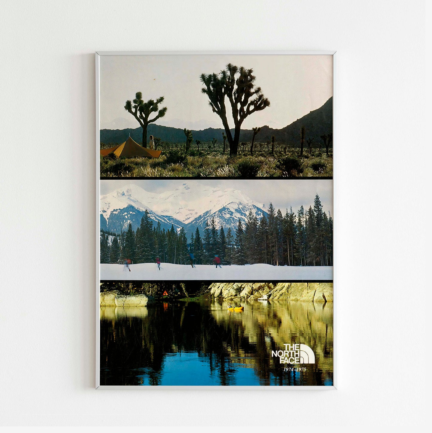The North Face 1974-1975 Magazine Front Cover Poster, Vintage Outdoor Print, Retro Wall Art, Journal Advertisement, 70s Style Ad, Explore Adventure Nostalgia, Urban Exploration Print