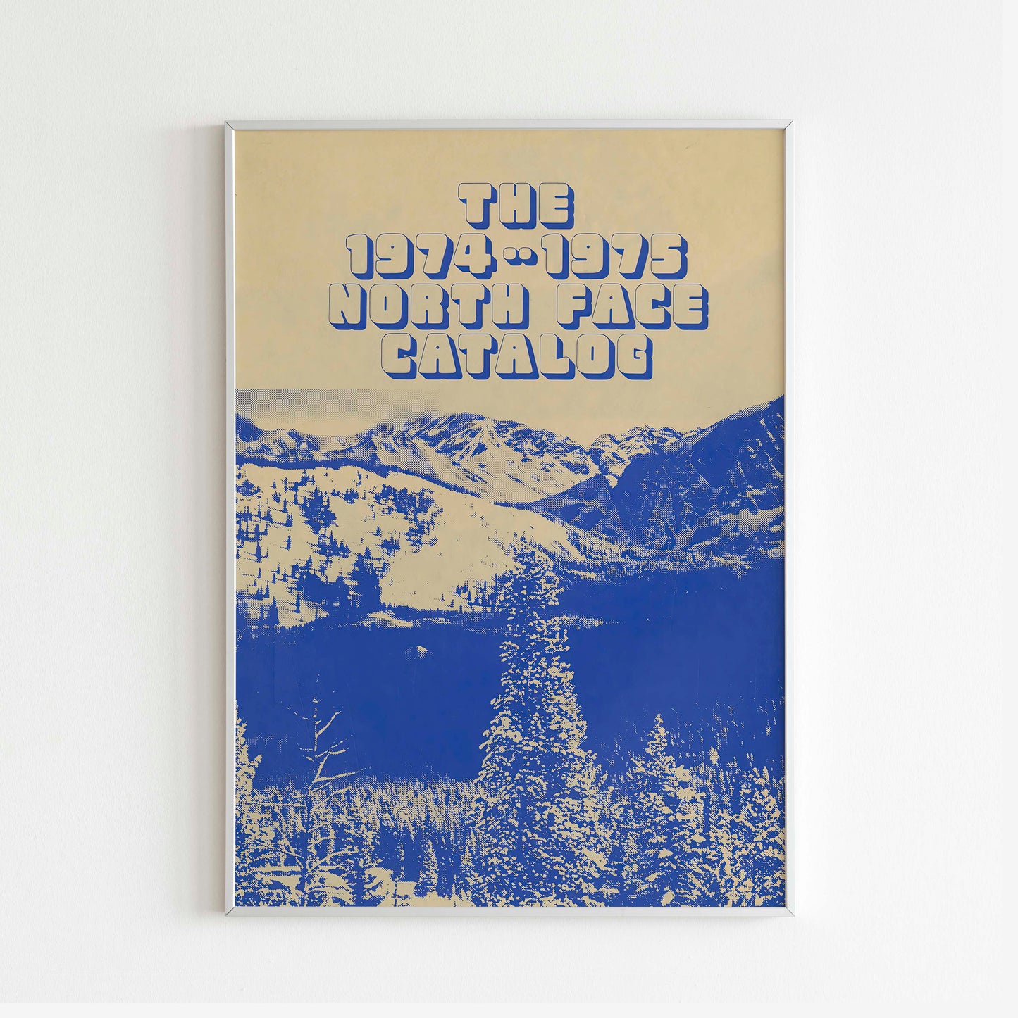 The North Face 1974-1975 Magazine Front Cover Poster, Vintage Outdoor Print, Retro Wall Art, Journal Advertisement, 70s Style Ad, Explore Adventure Nostalgia, Urban Exploration Print