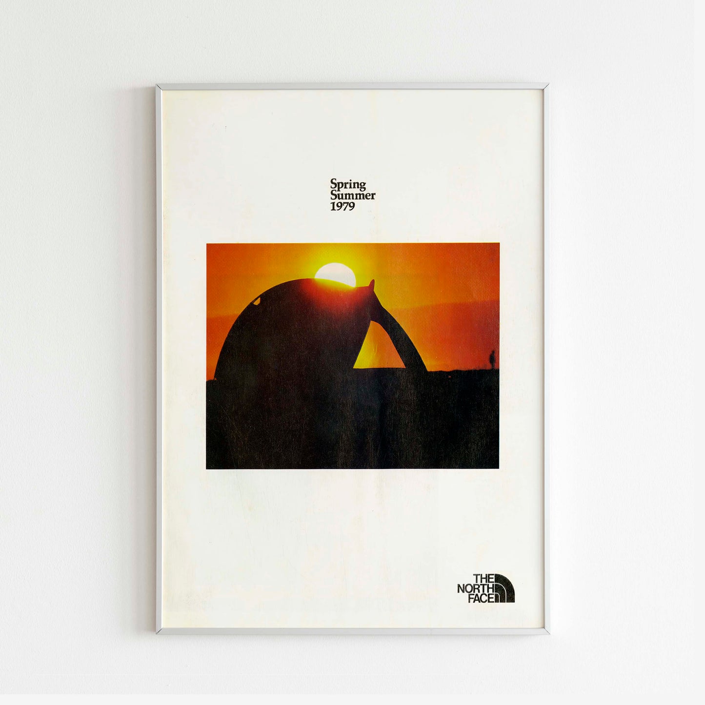 The North Face 1979 Spring/Summer Magazine Front Cover Poster, Vintage Outdoor Print, Retro Wall Art, Journal Advertisement, 70s Style Ad, Explore Seasonal Adventure Nostalgia, Urban Exploration Print