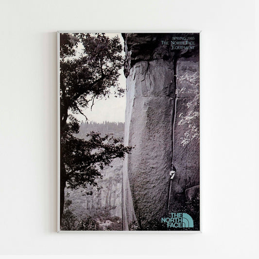 The North Face 1985 Magazine Front Cover Poster, Vintage Outdoor Print, Retro Wall Art, Journal Advertisement, 80s Style Ad, Explore Adventure Nostalgia, Urban Exploration Print