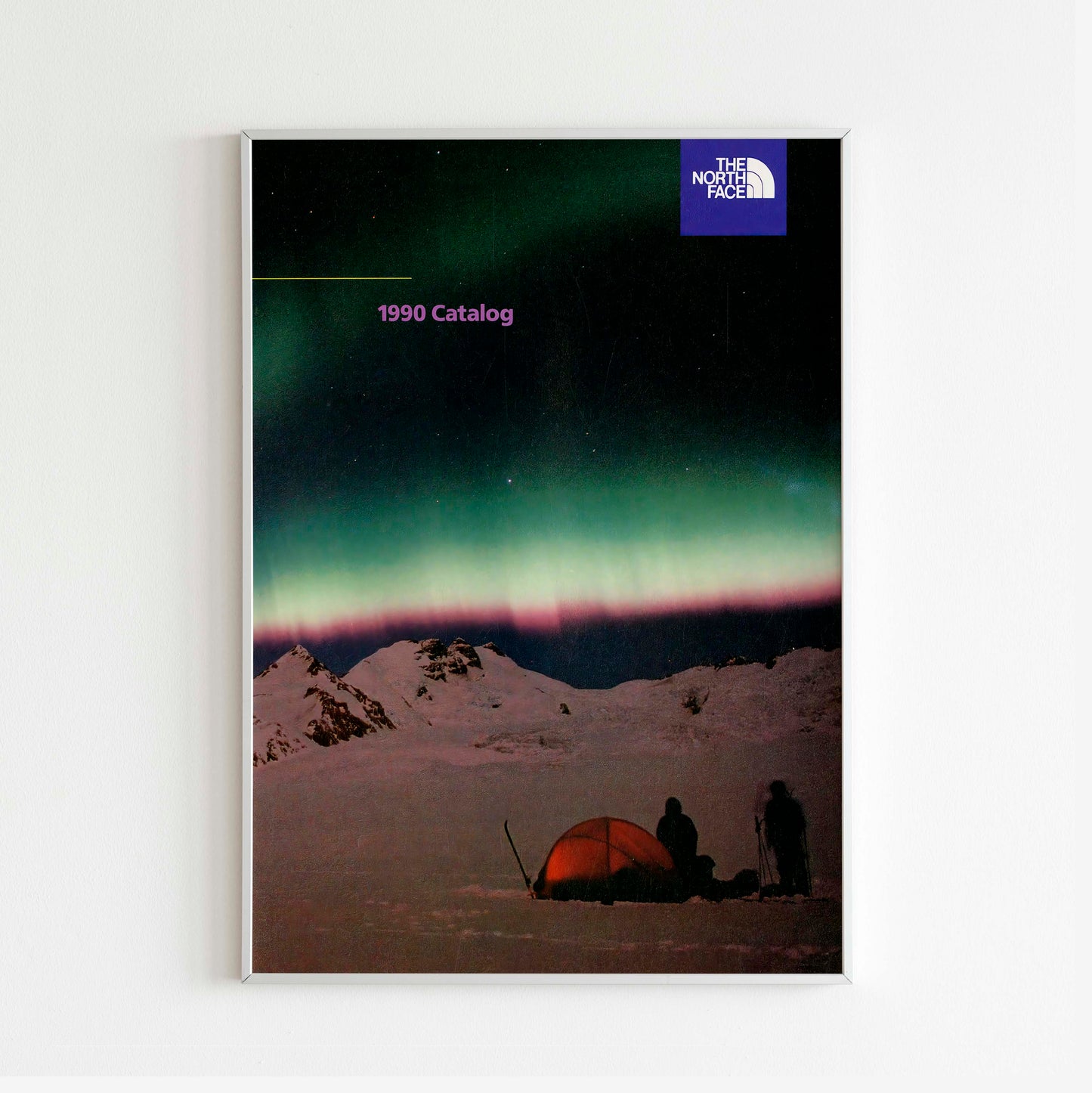 The North Face 1990 Magazine Front Cover Poster, Vintage Outdoor Print, Retro Wall Art, Journal Advertisement, 90s Style Ad, Explore Adventure Nostalgia, Urban Exploration Print