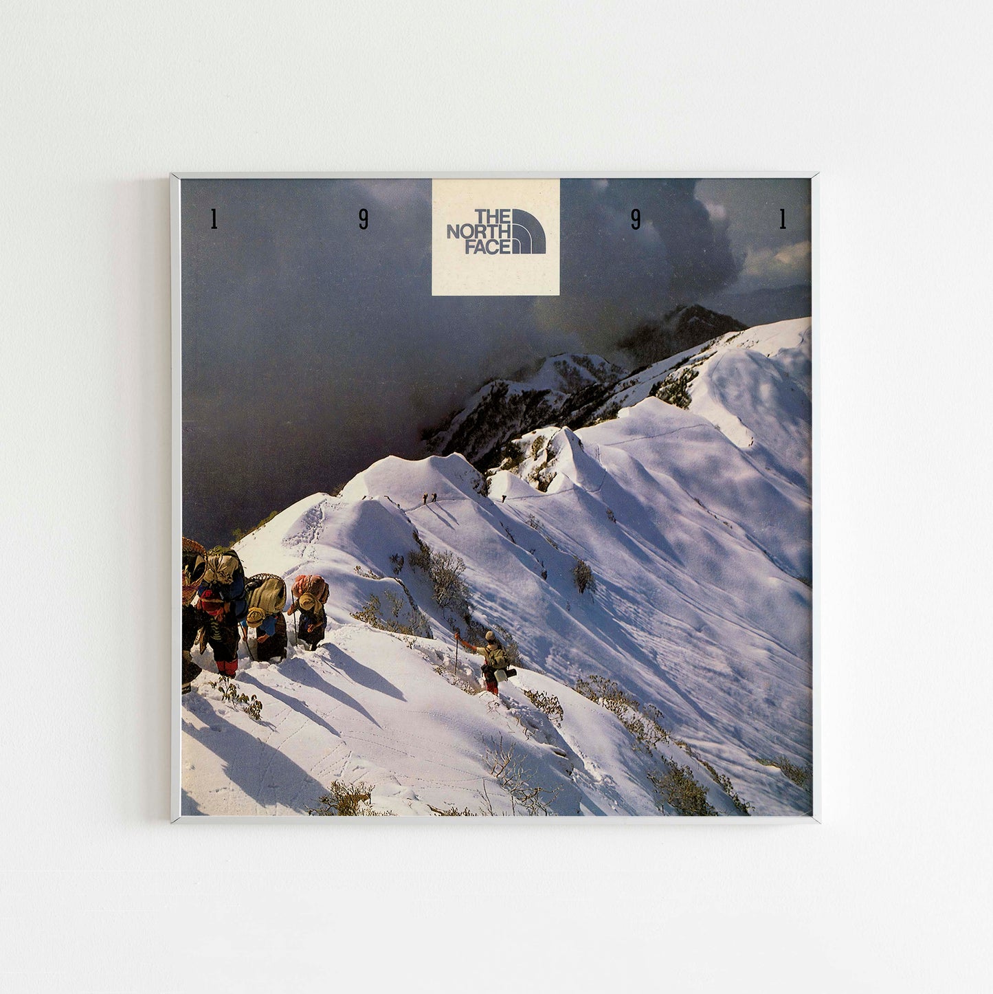 The North Face 1991 Magazine Front Cover Poster, Vintage Outdoor Print, Retro Wall Art, Journal Advertisement, 90s Style Ad, Explore Adventure Nostalgia, Urban Exploration Print