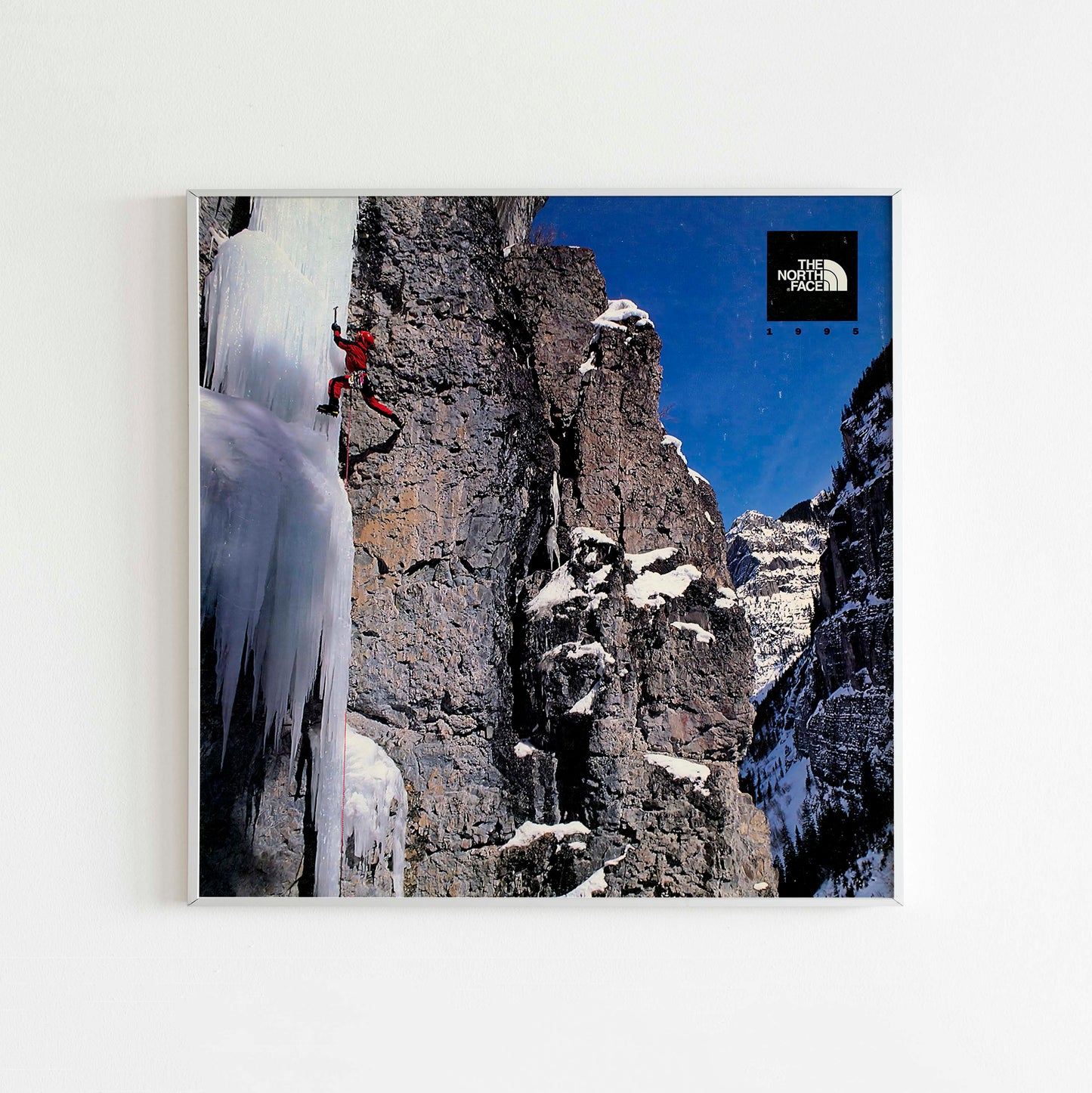 The North Face 1995 Magazine Front Cover Poster, Vintage Outdoor Print, Retro Wall Art, Journal Advertisement, 90s Style Ad, Explore Nostalgic Adventure, Urban Exploration Print