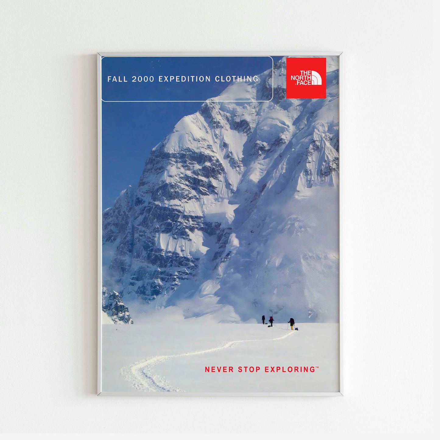The North Face 2000 Fall Magazine Front Cover Poster, Vintage Outdoor Print, Retro Wall Art, Journal Advertisement, 2000s Style Ad, Explore Autumn Adventure, Urban Exploration Print