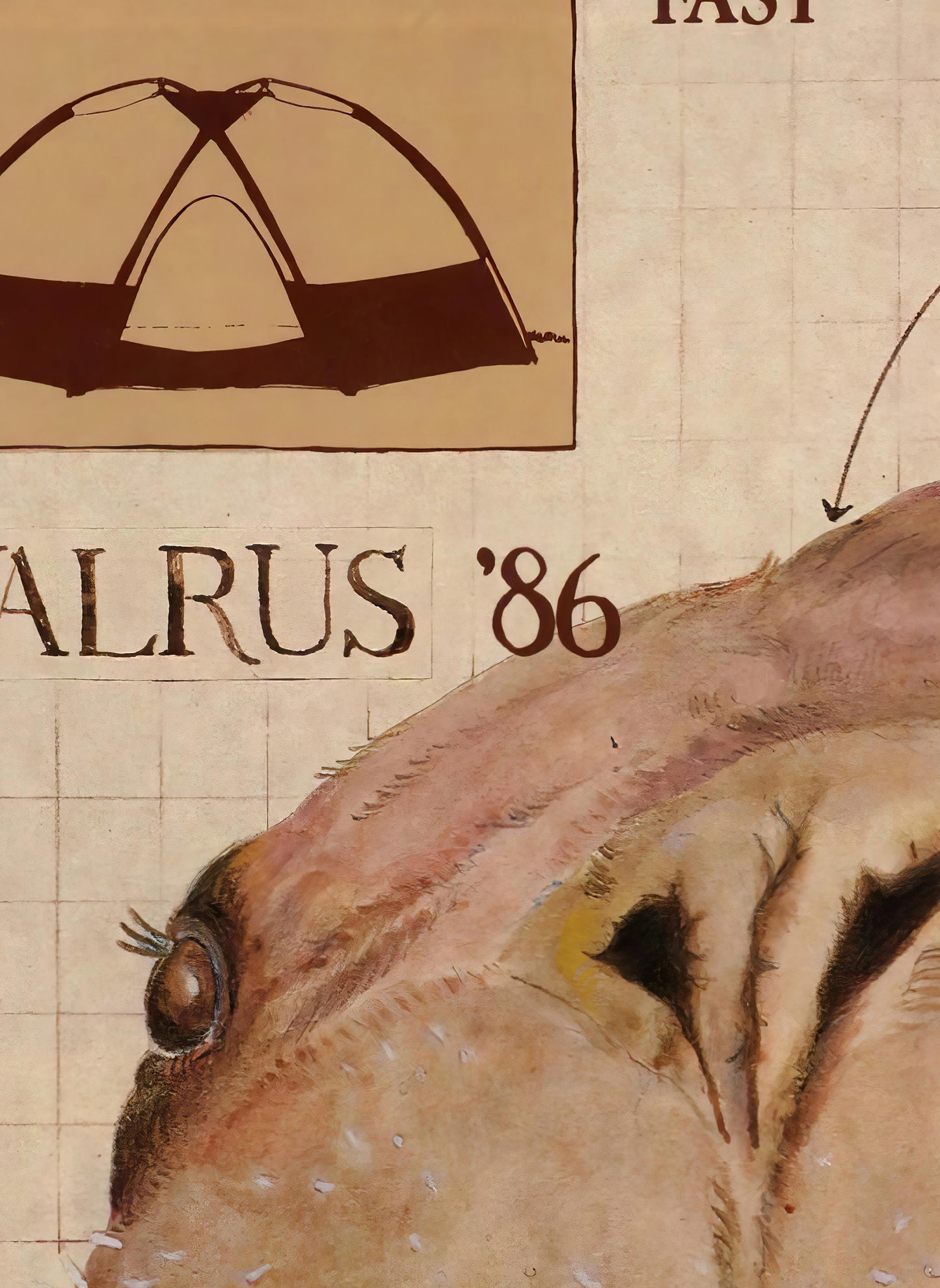 Walrus 1986 Catalogue Poster