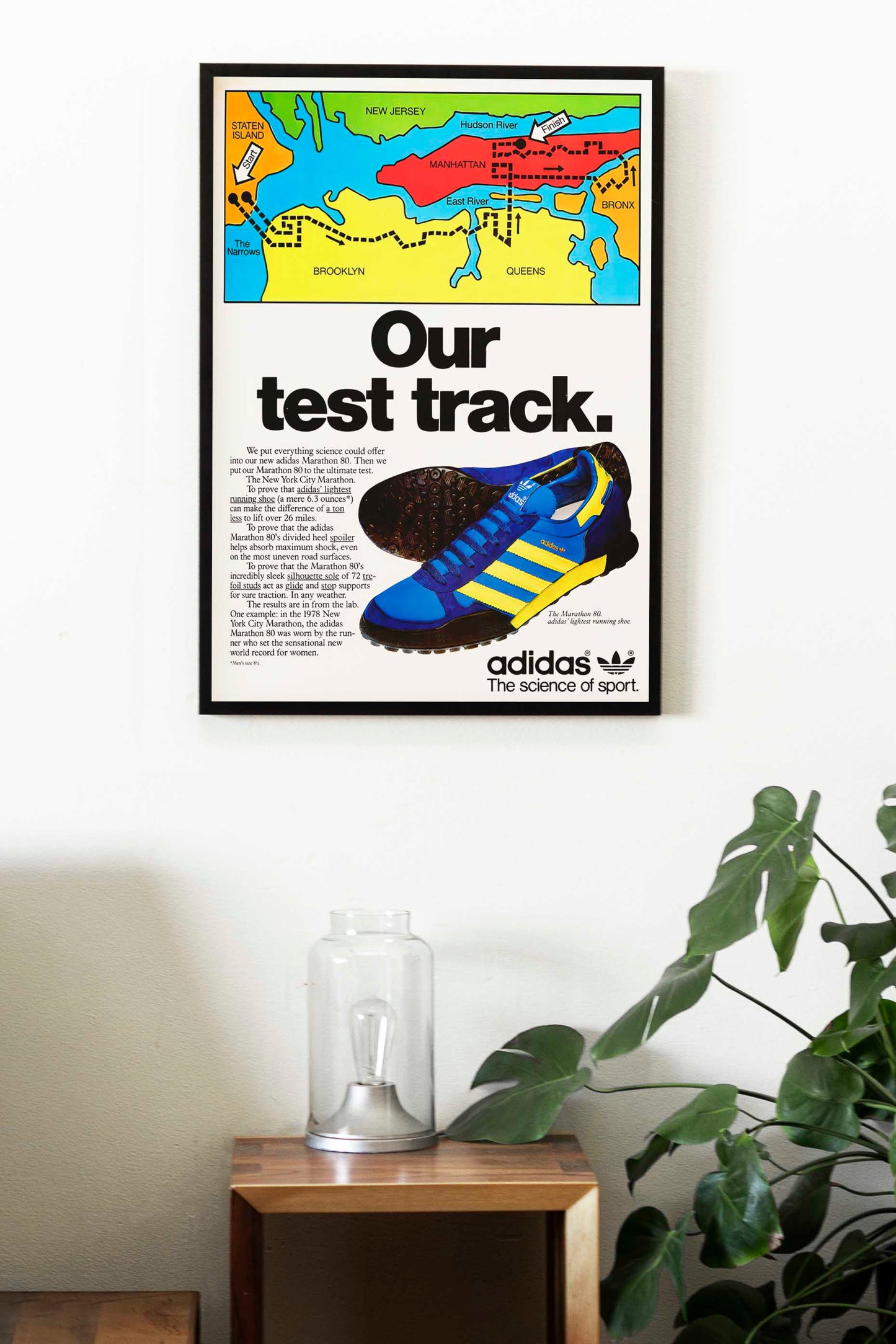 Adidas 1979 Marathon New York Poster