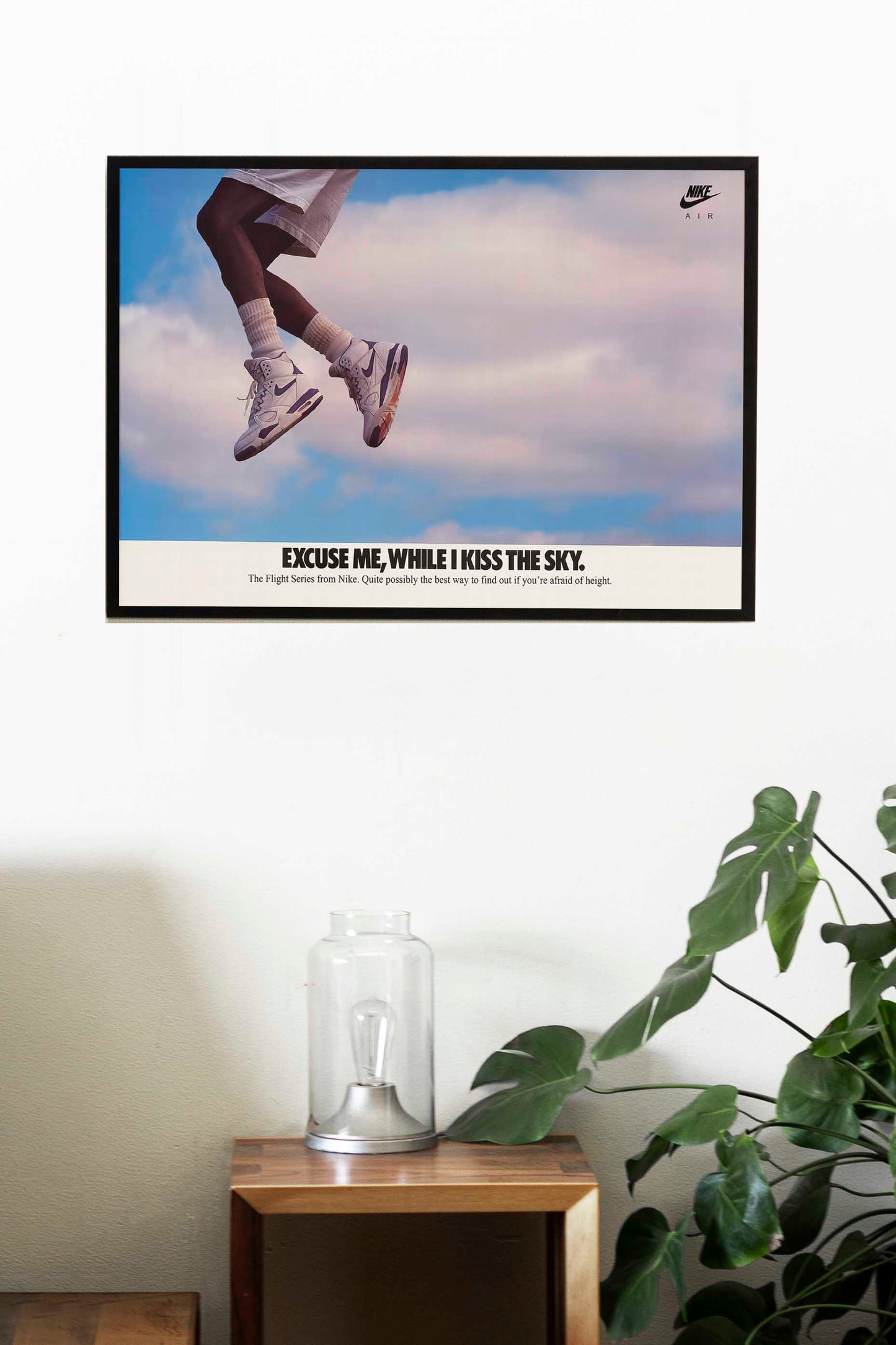 Nike "Excuse Me, While I Kiss The Sky" Poster