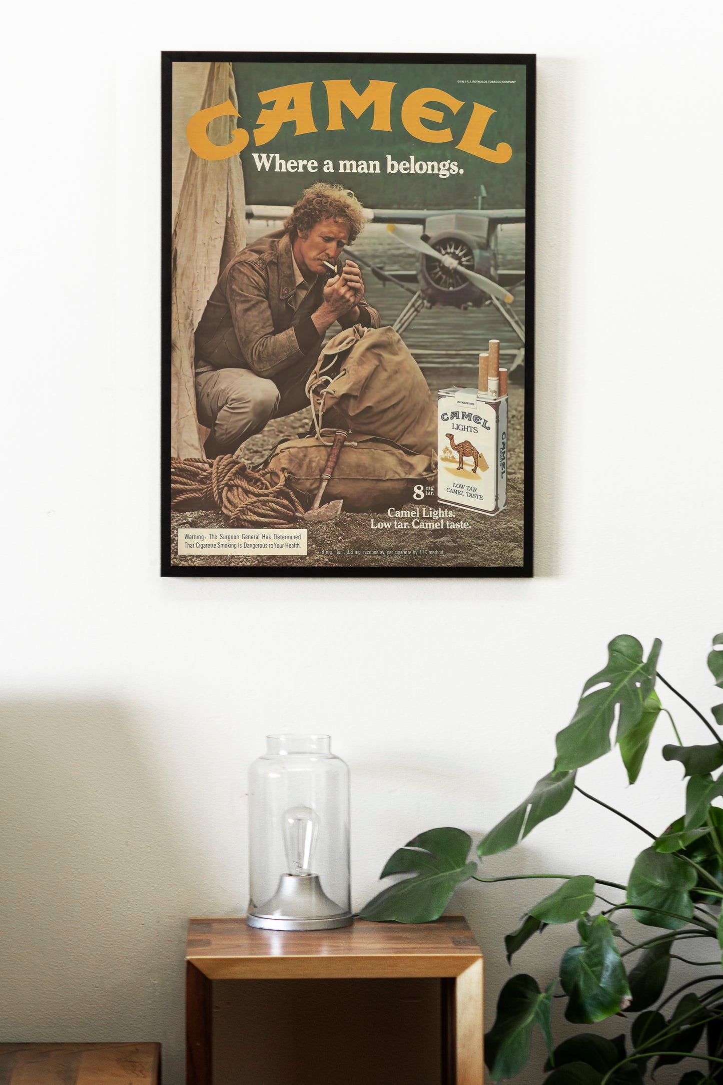 Camel "Where a Man Belongs" Poster