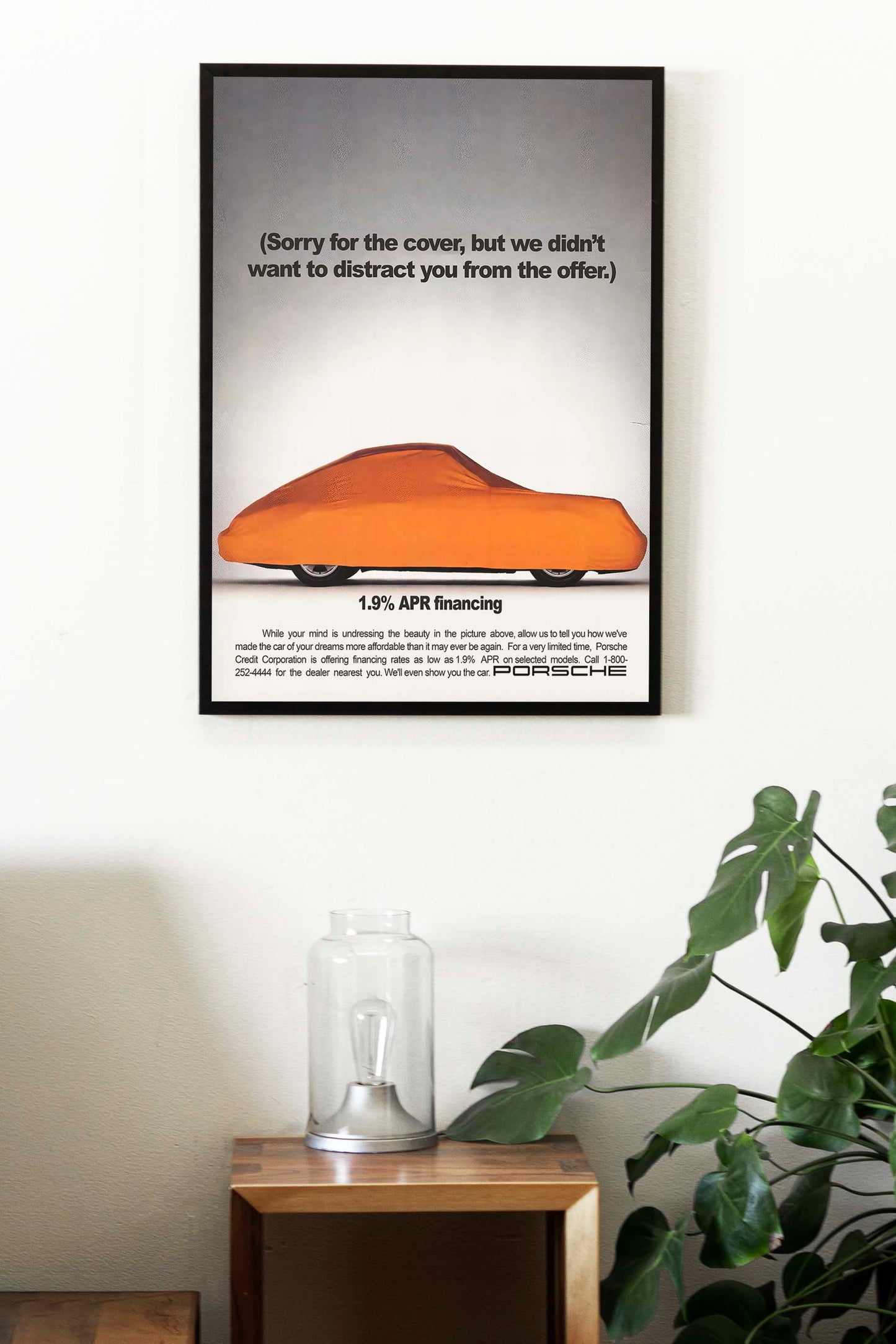 Porsche "Sorry For The Cover" Poster