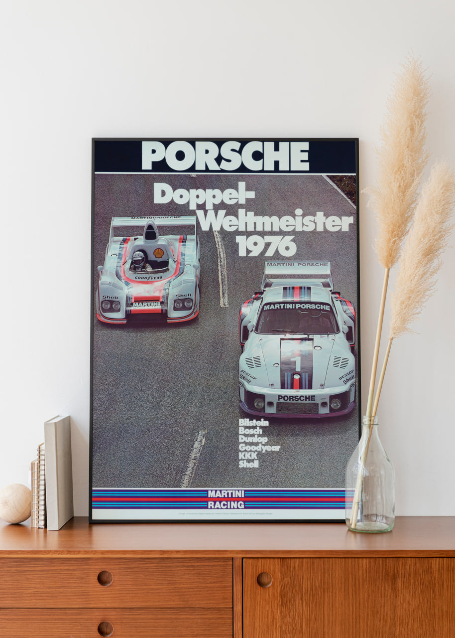 Porsche Martini Racing Double World Champions Poster