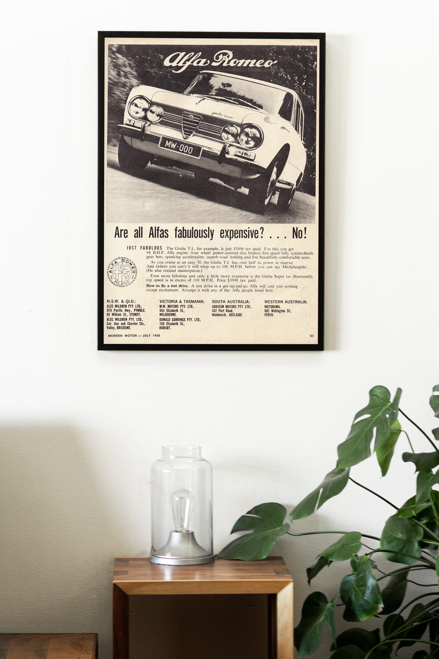 Alfa Romeo Poster