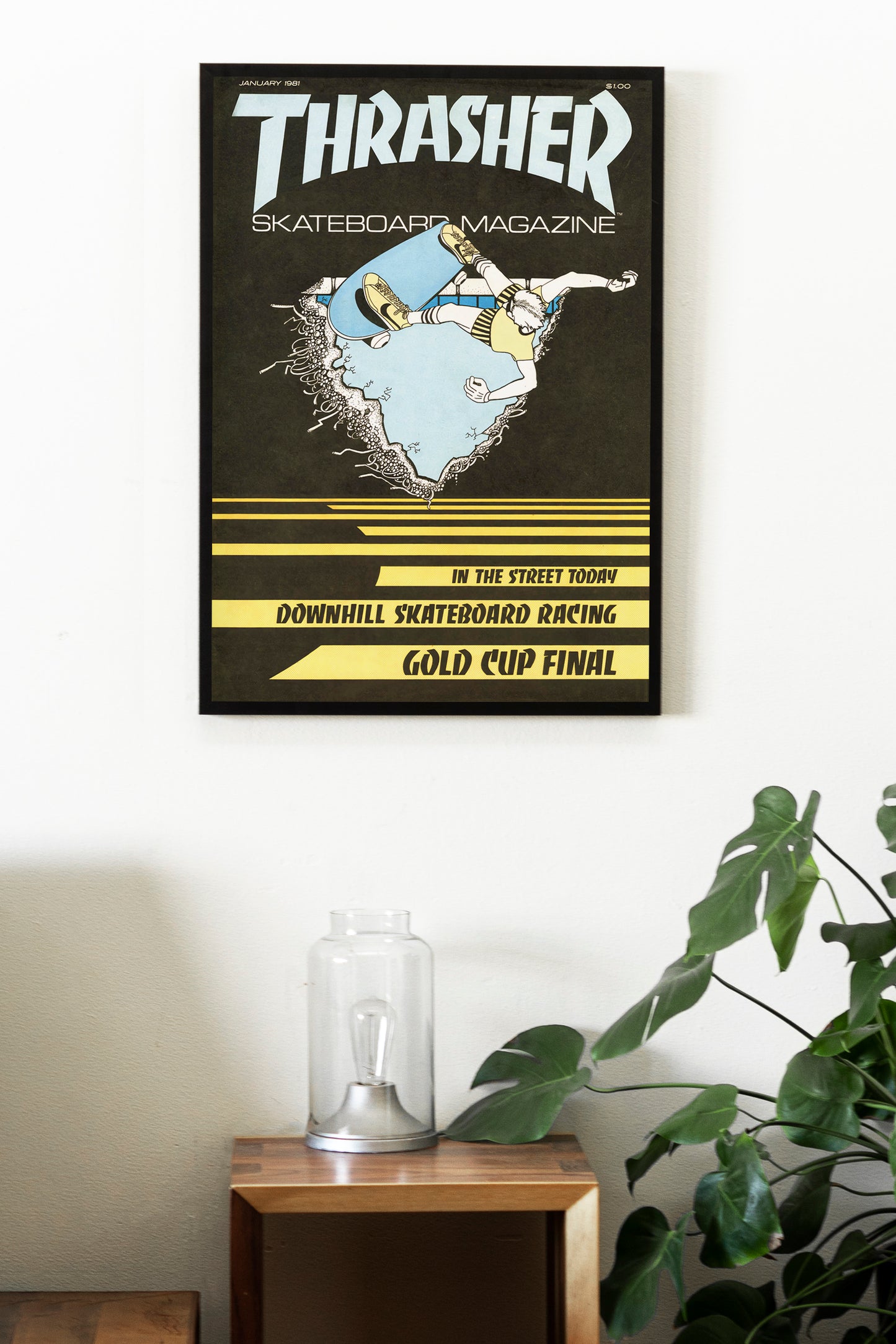 Thrasher 1981 January Front Cover Poster