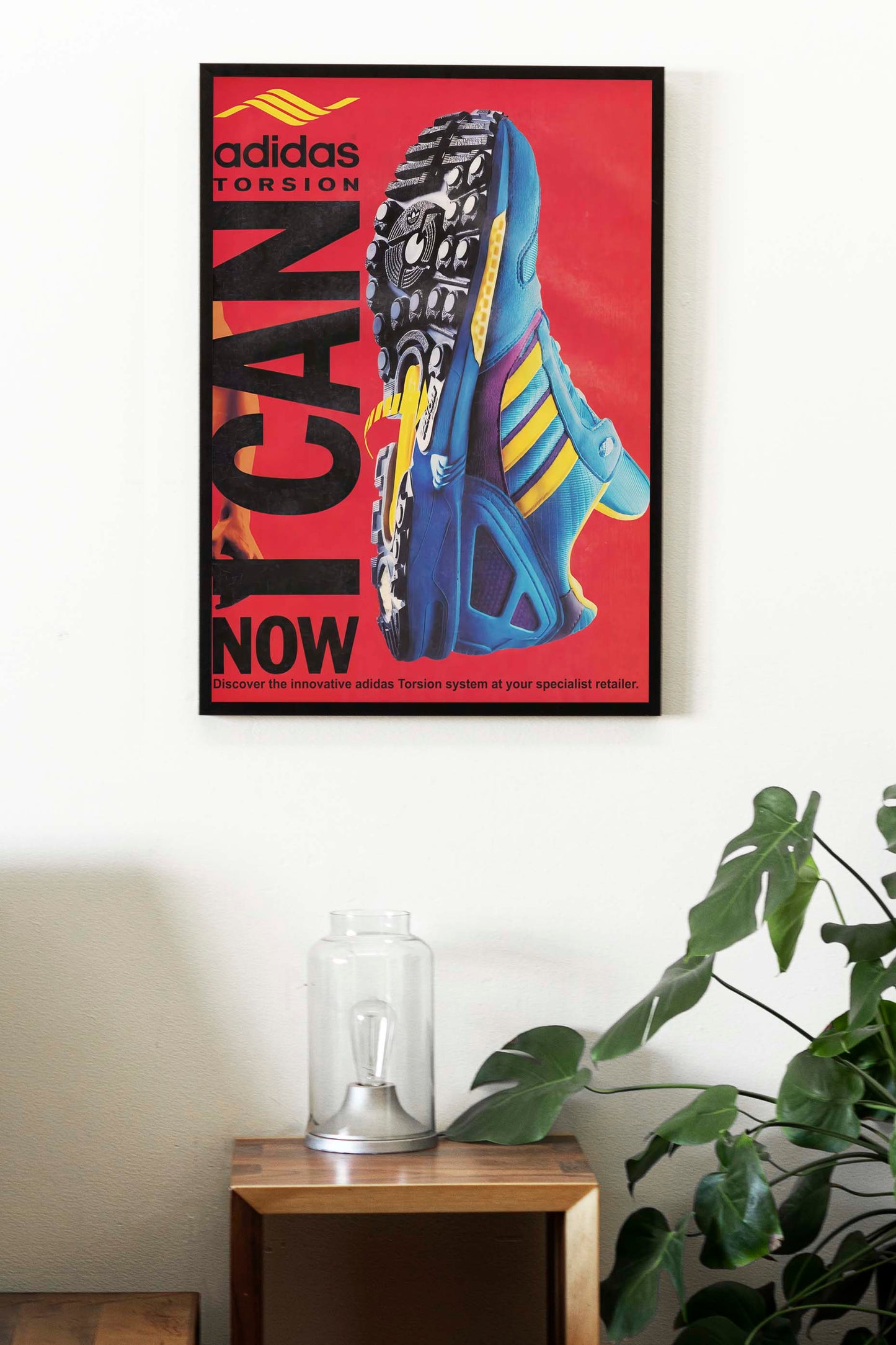 Adidas ZX8 Torsion "I Want I Can" 1989 Poster