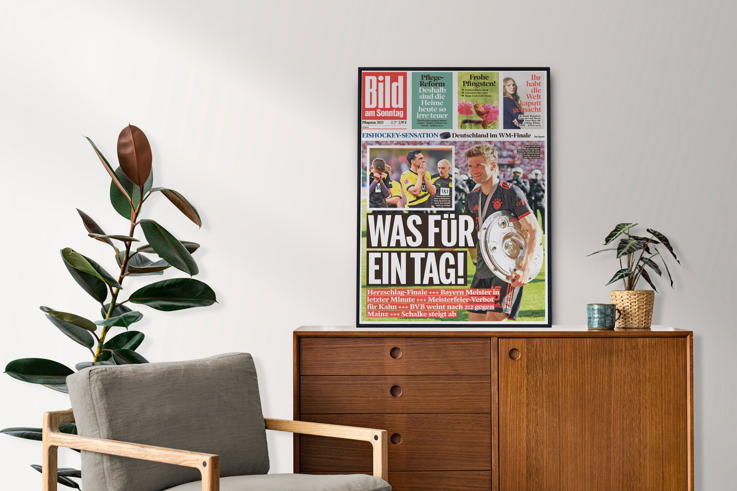 Bayern Munich 2022 / 2023 Bundesliga Champions Front Cover Bild Poster