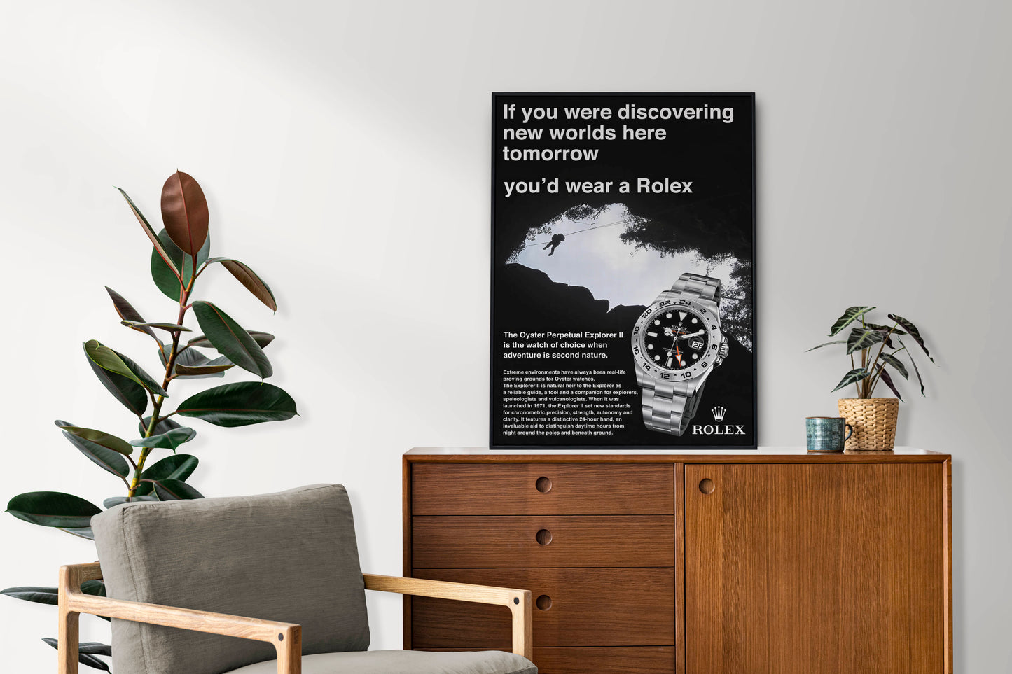 Rolex Oyster Perpetual Explorer II Poster