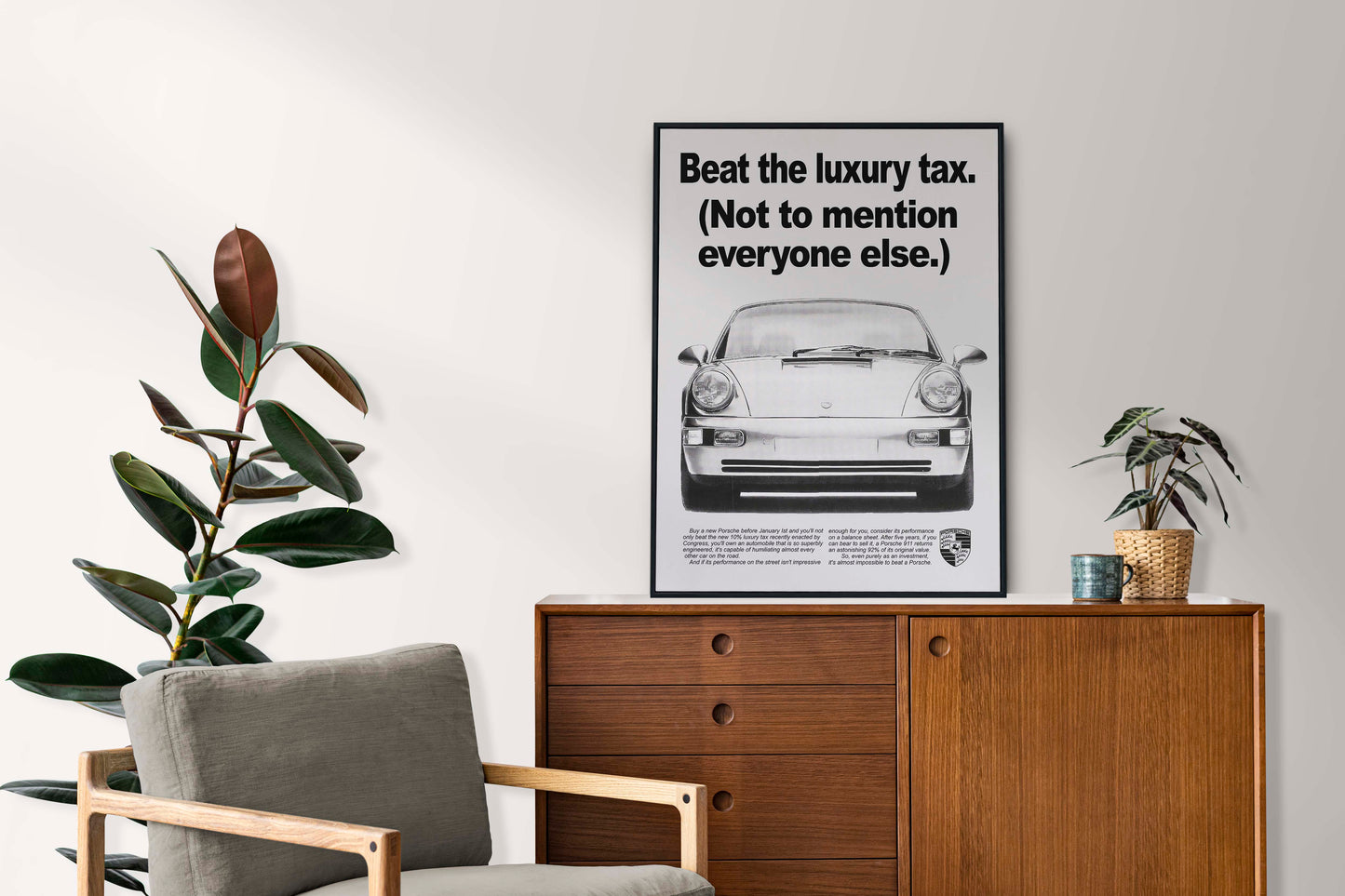 Porsche "Beat The Luxury Tax" Poster