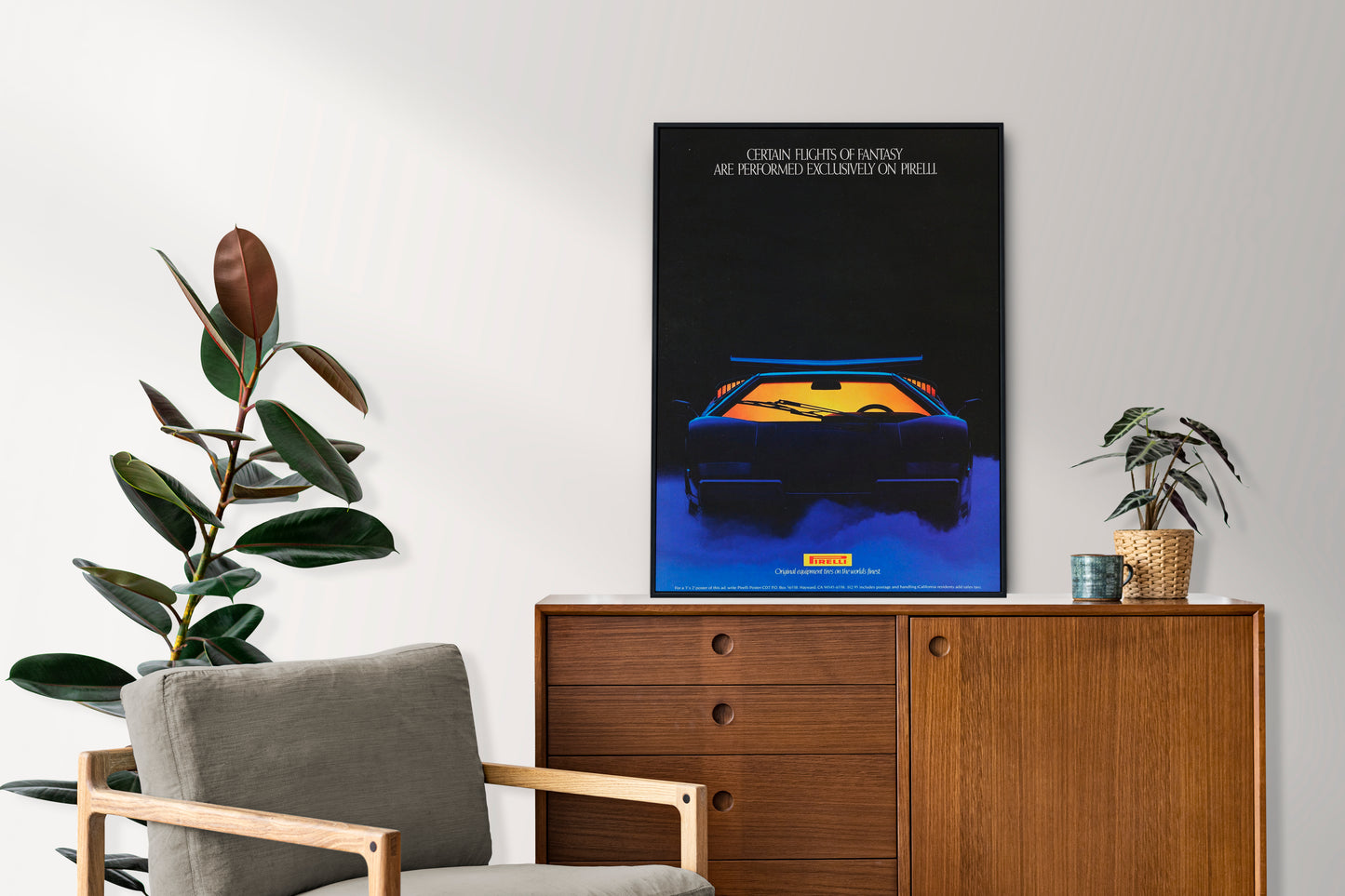 Ferrari Pirelli Poster
