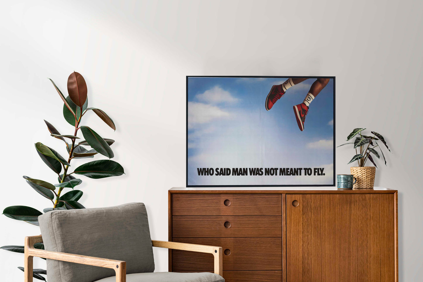 Nike "Who Said Man Was Not Meant To Fly" Poster