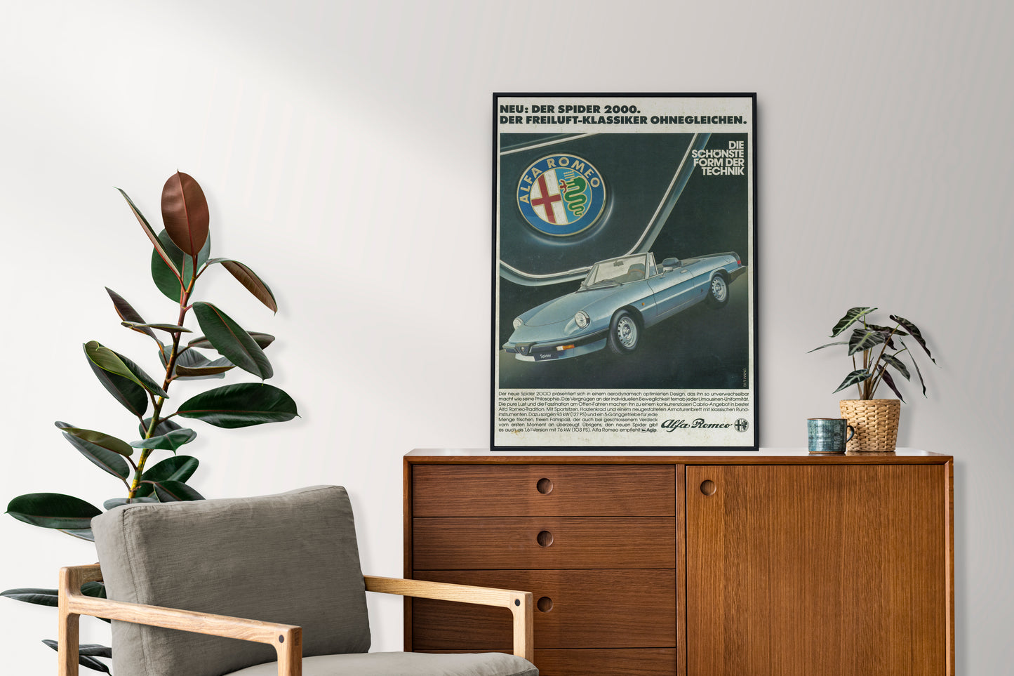 Alfa Romeo Spider Poster