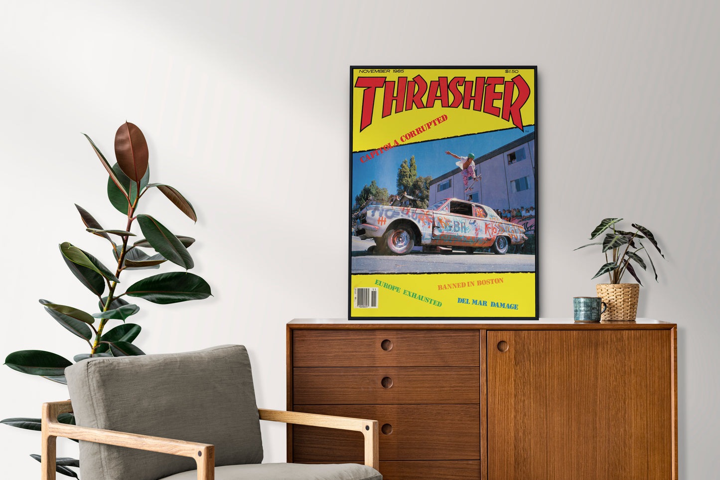 Thrasher 1985 November Front Cover Poster