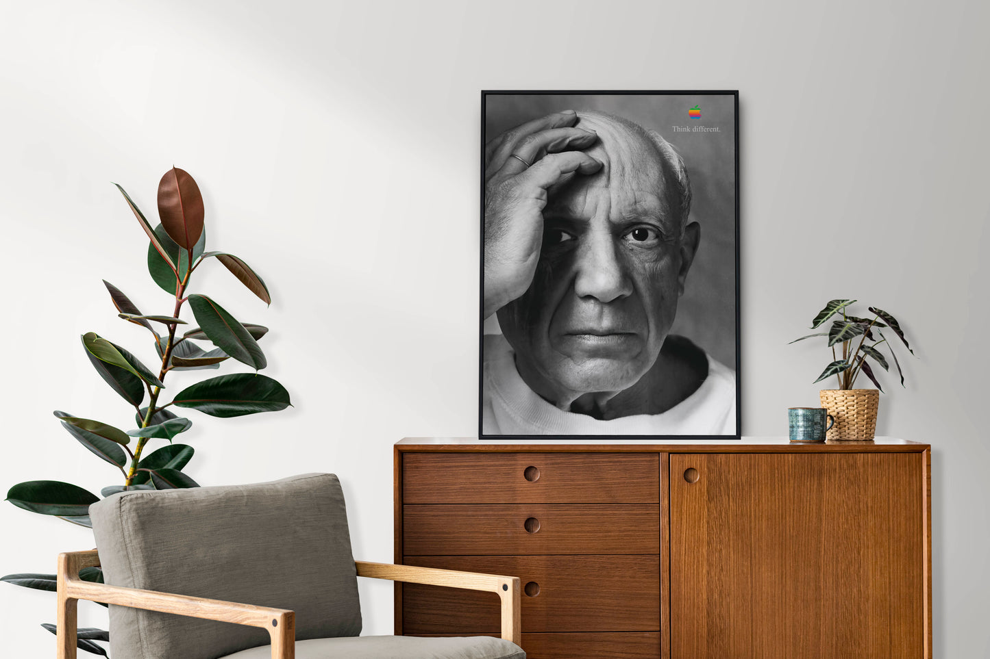Apple Pablo Picasso "Think Different" Poster