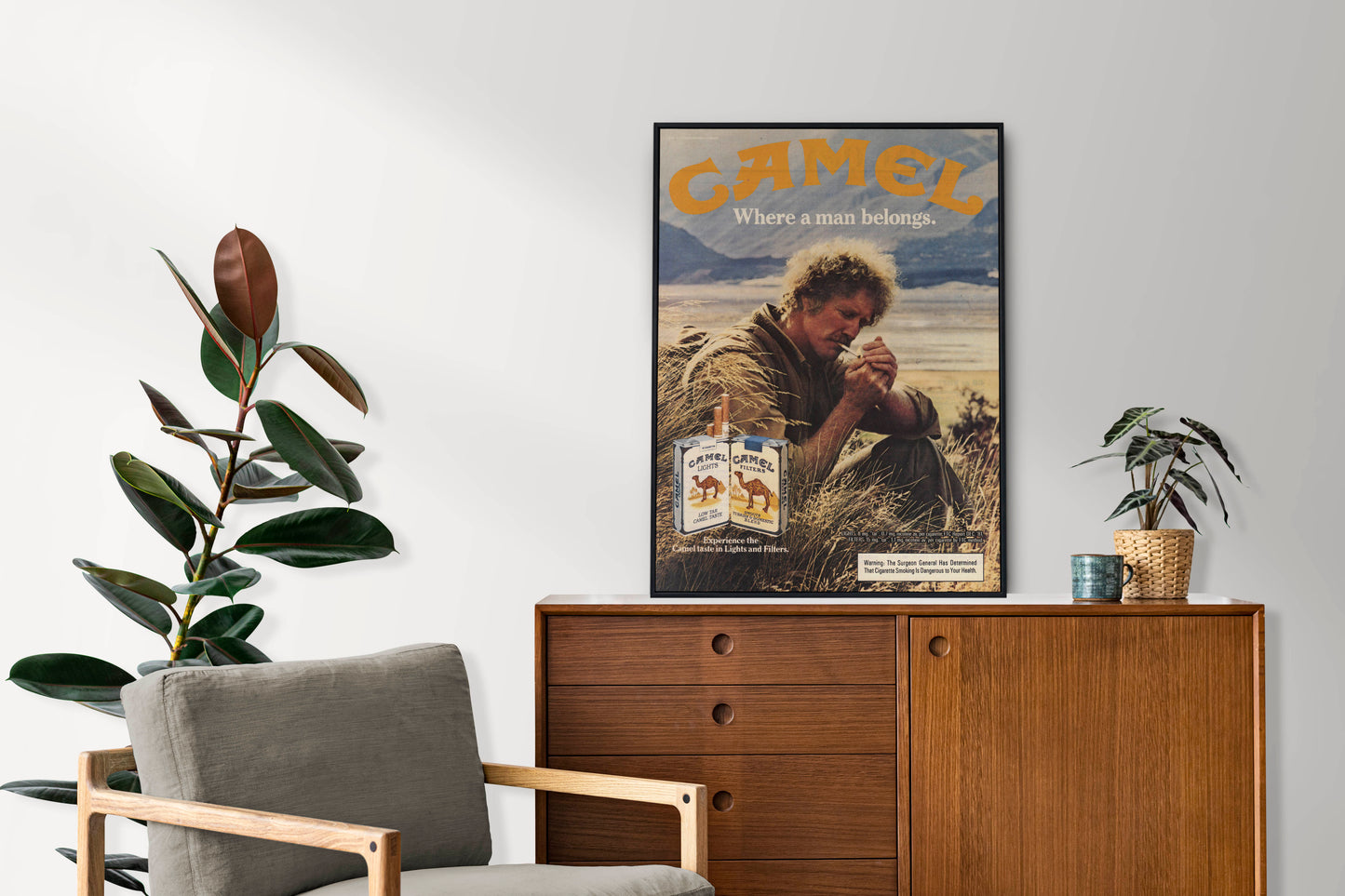 Camel "Where a Man Belongs" Poster