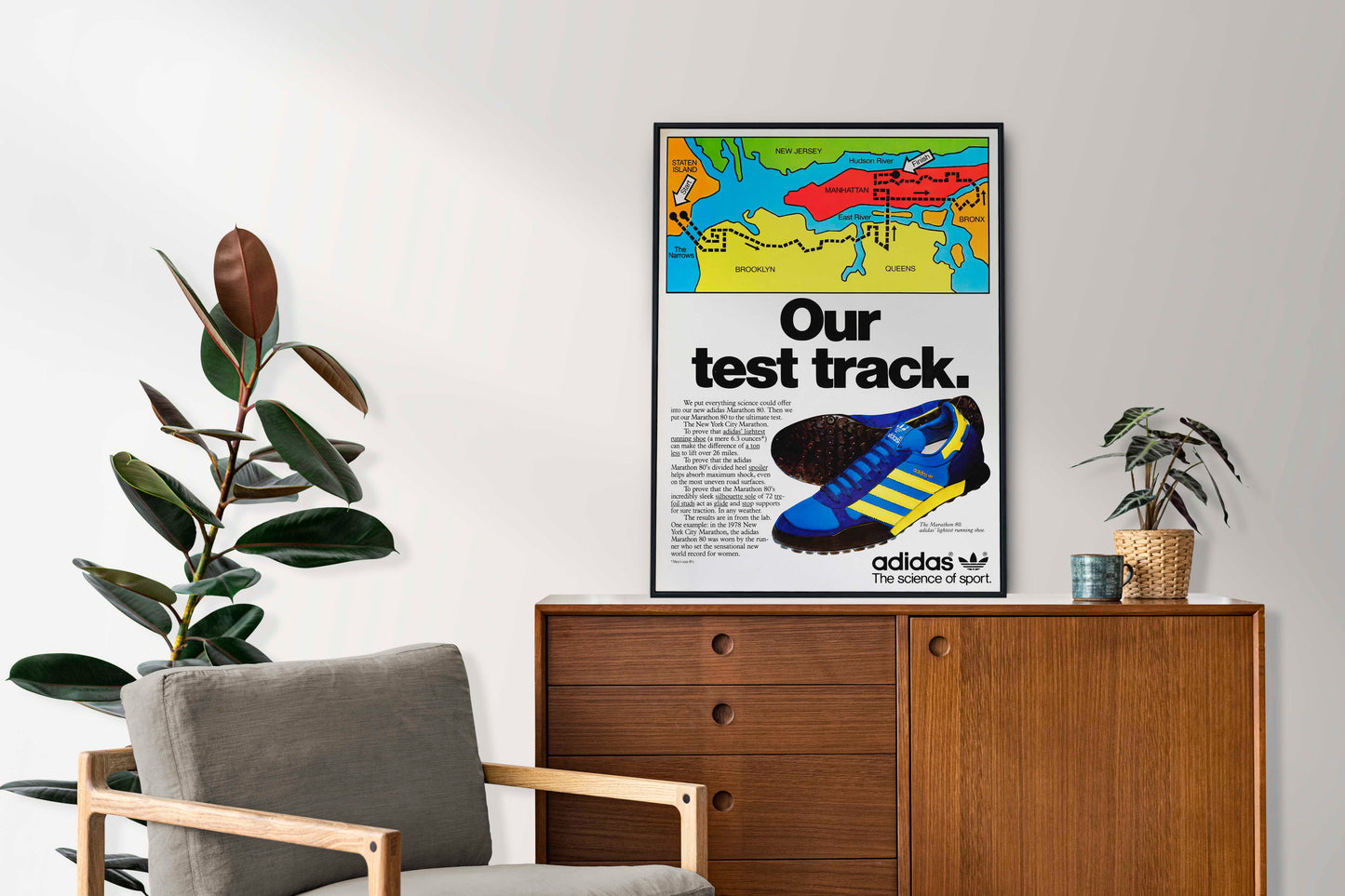 Adidas 1979 Marathon New York Poster