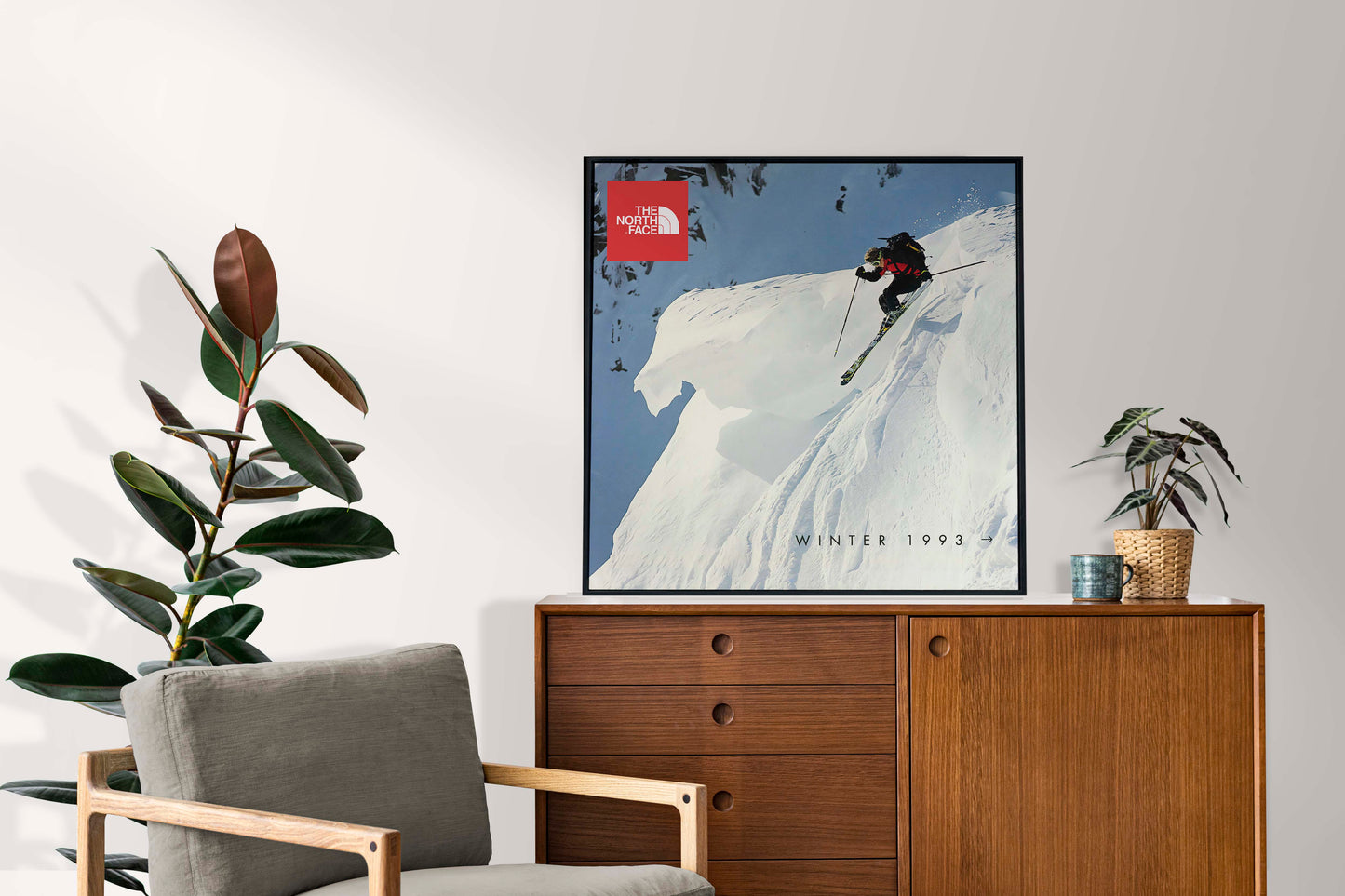 The North Face 1993 Winter Magazine Front Cover Poster