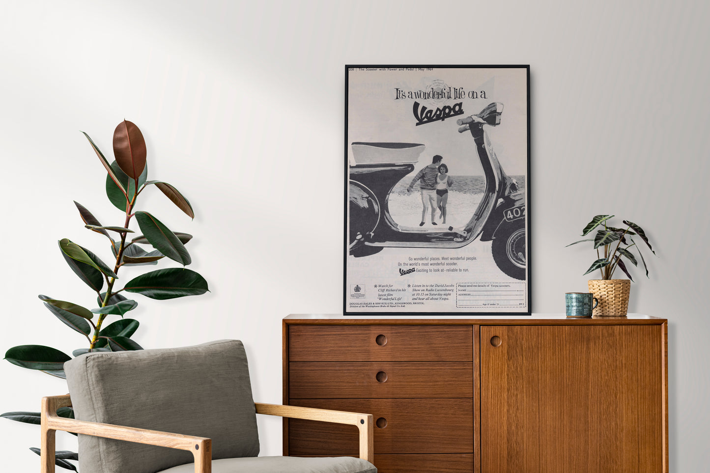Vespa Piaggio Poster