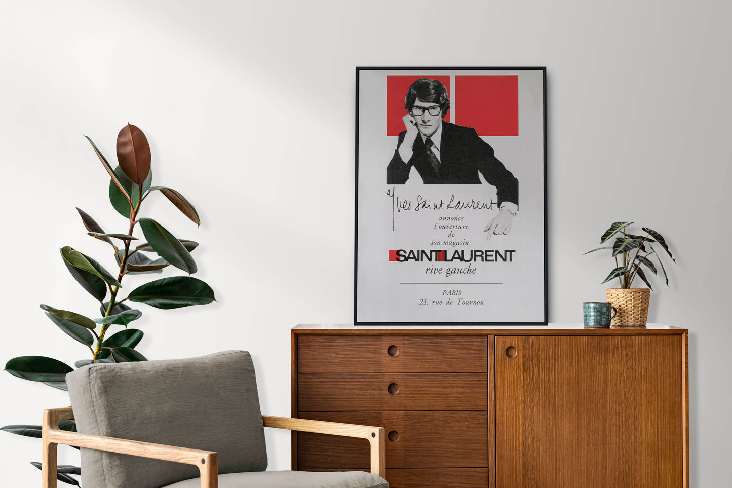 Yves Saint Laurent Rive Gauche Poster