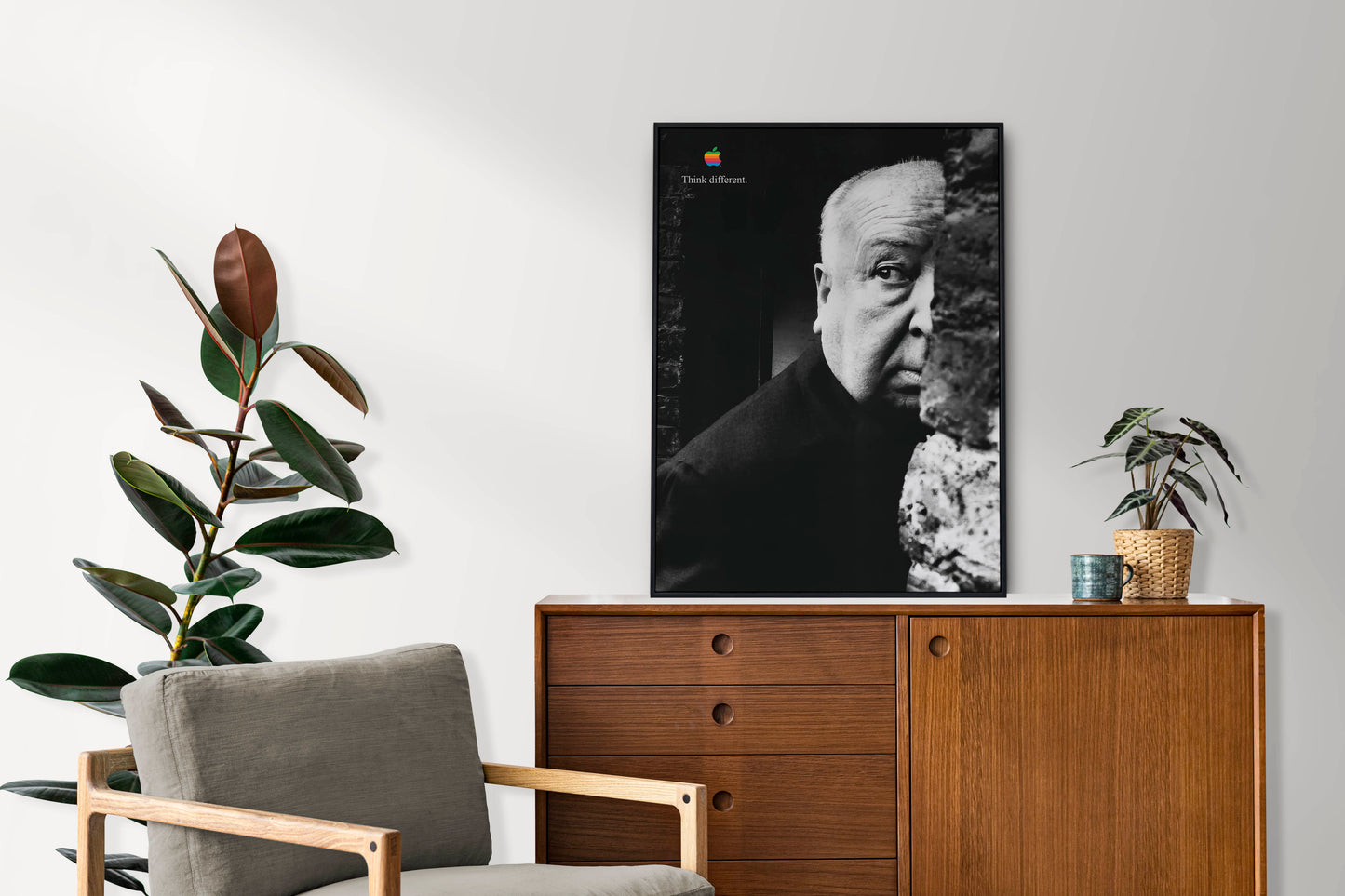Apple Alfred Hitchcock "Think Different" Poster
