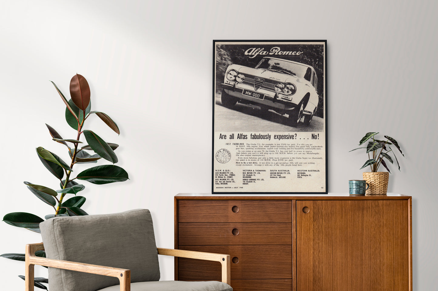 Alfa Romeo Poster