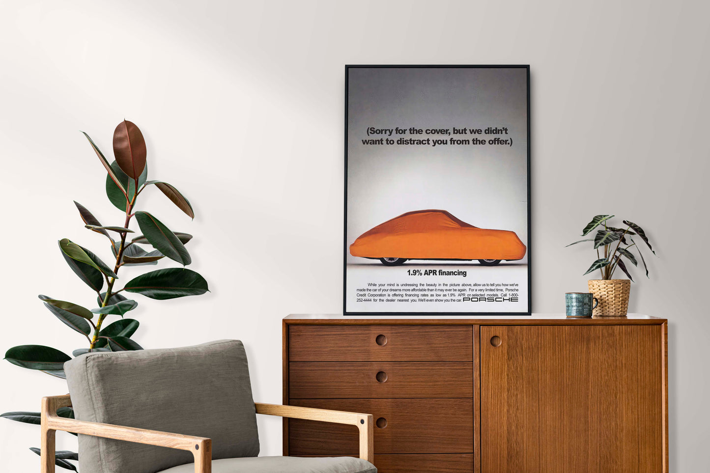 Porsche "Sorry For The Cover" Poster