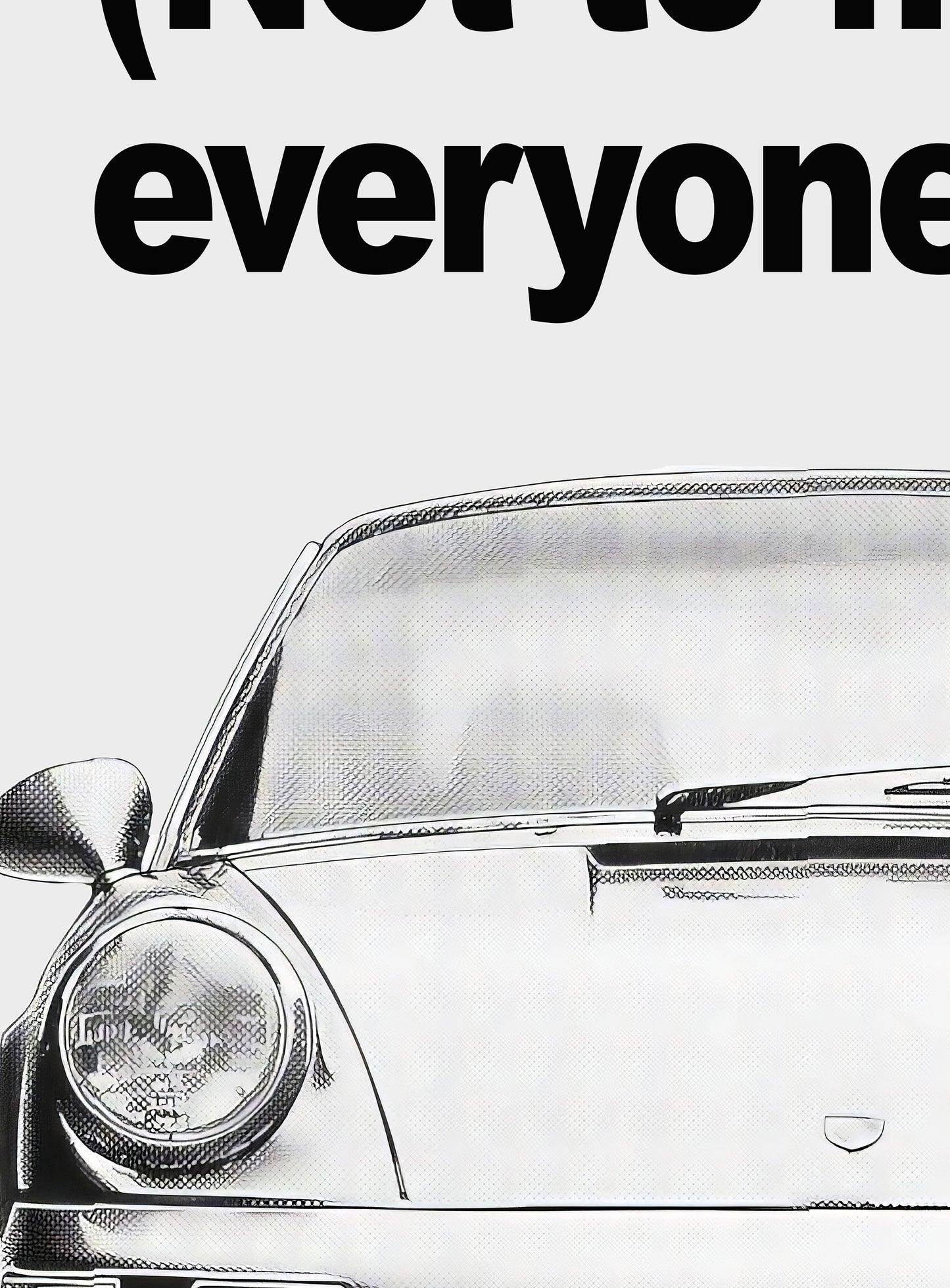 Porsche "Beat The Luxury Tax" Poster