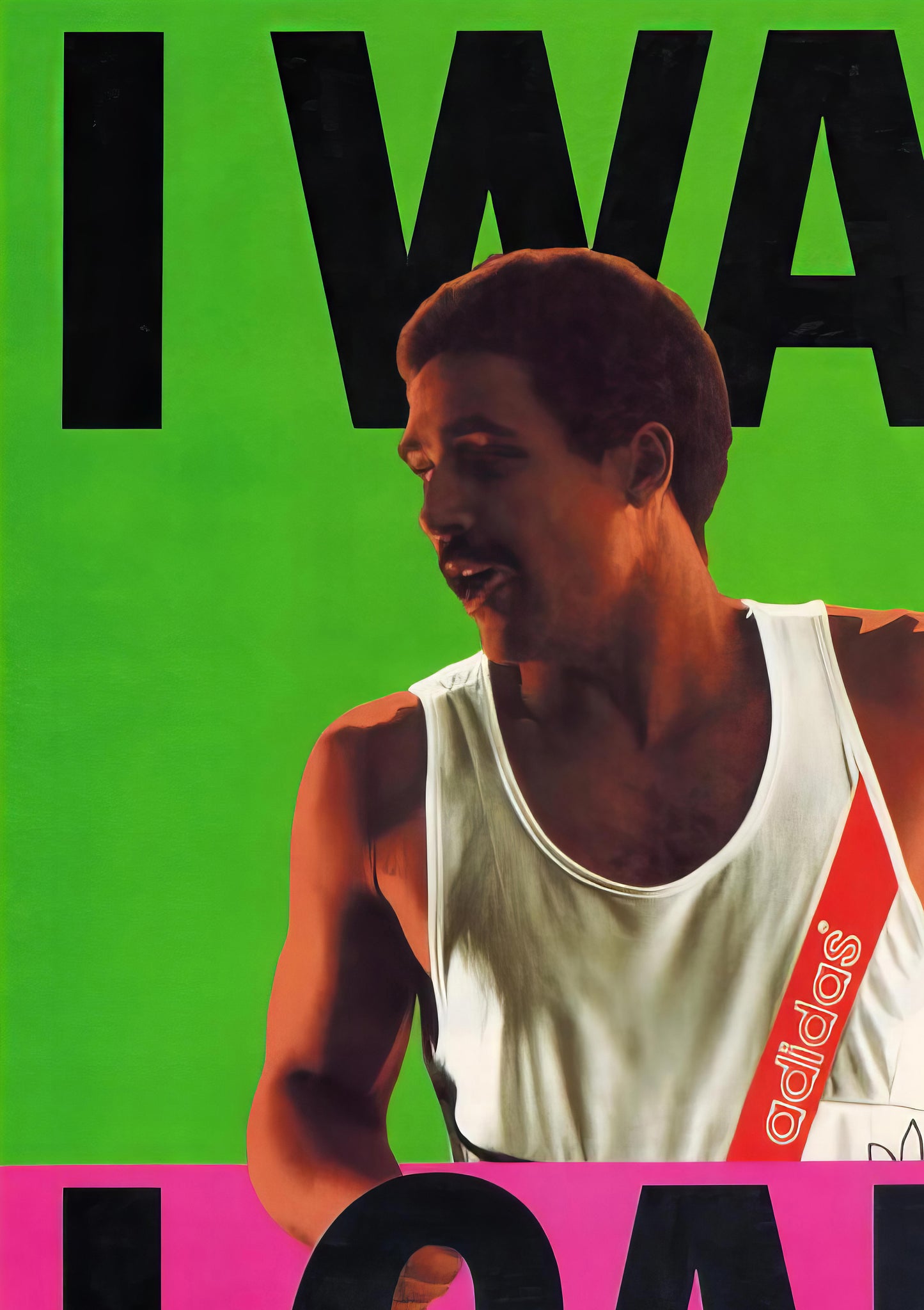 Adidas ZX8 Torsion "I Want I Can" 1989 Poster