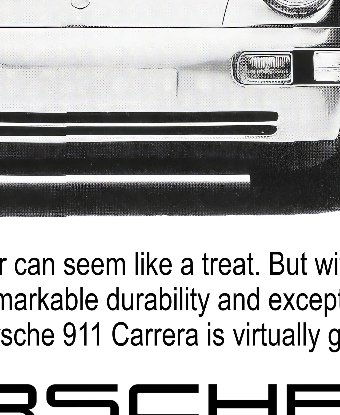 Porsche "Don't Feel Selfish" Poster