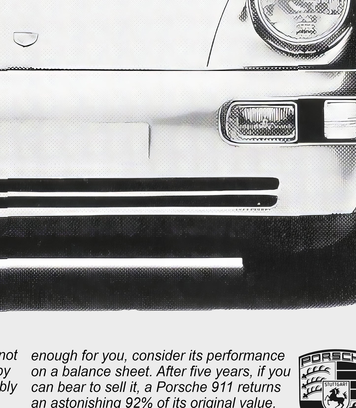Porsche "Beat The Luxury Tax" Poster
