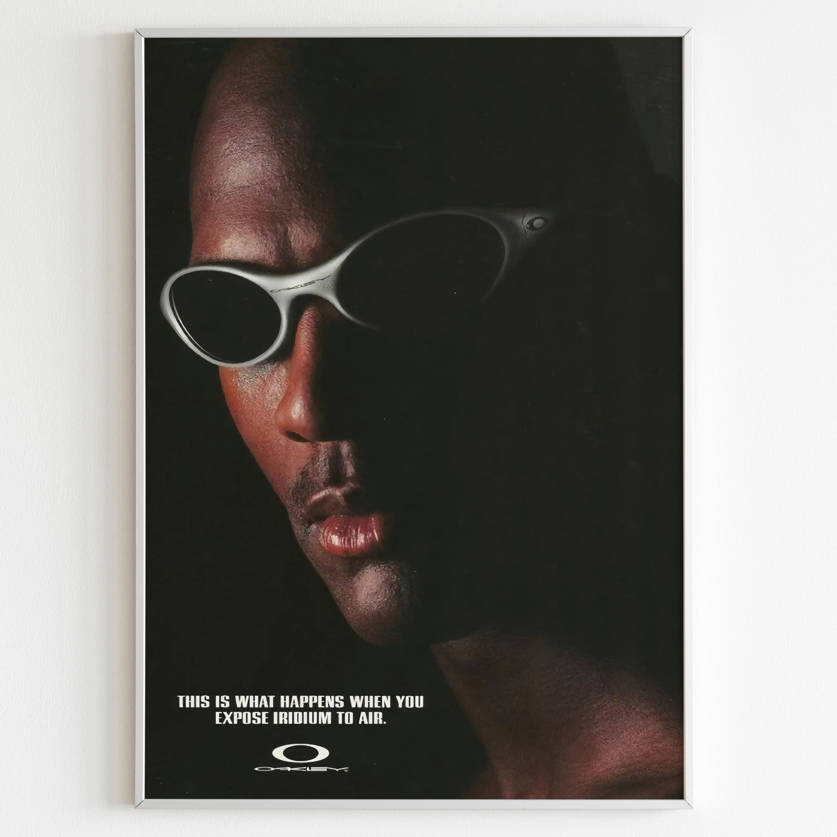Jordan Gafas 90s Oakley Michael Jordan Advertising Poster, 90's