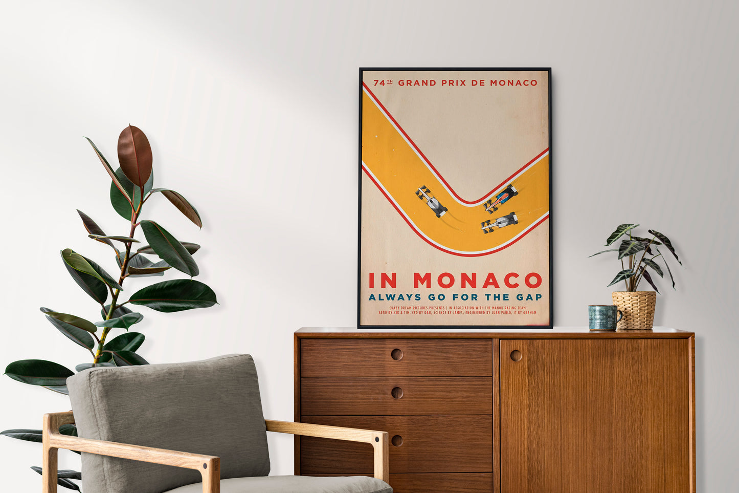 Grand Prix of Monaco Formula 1 Poster