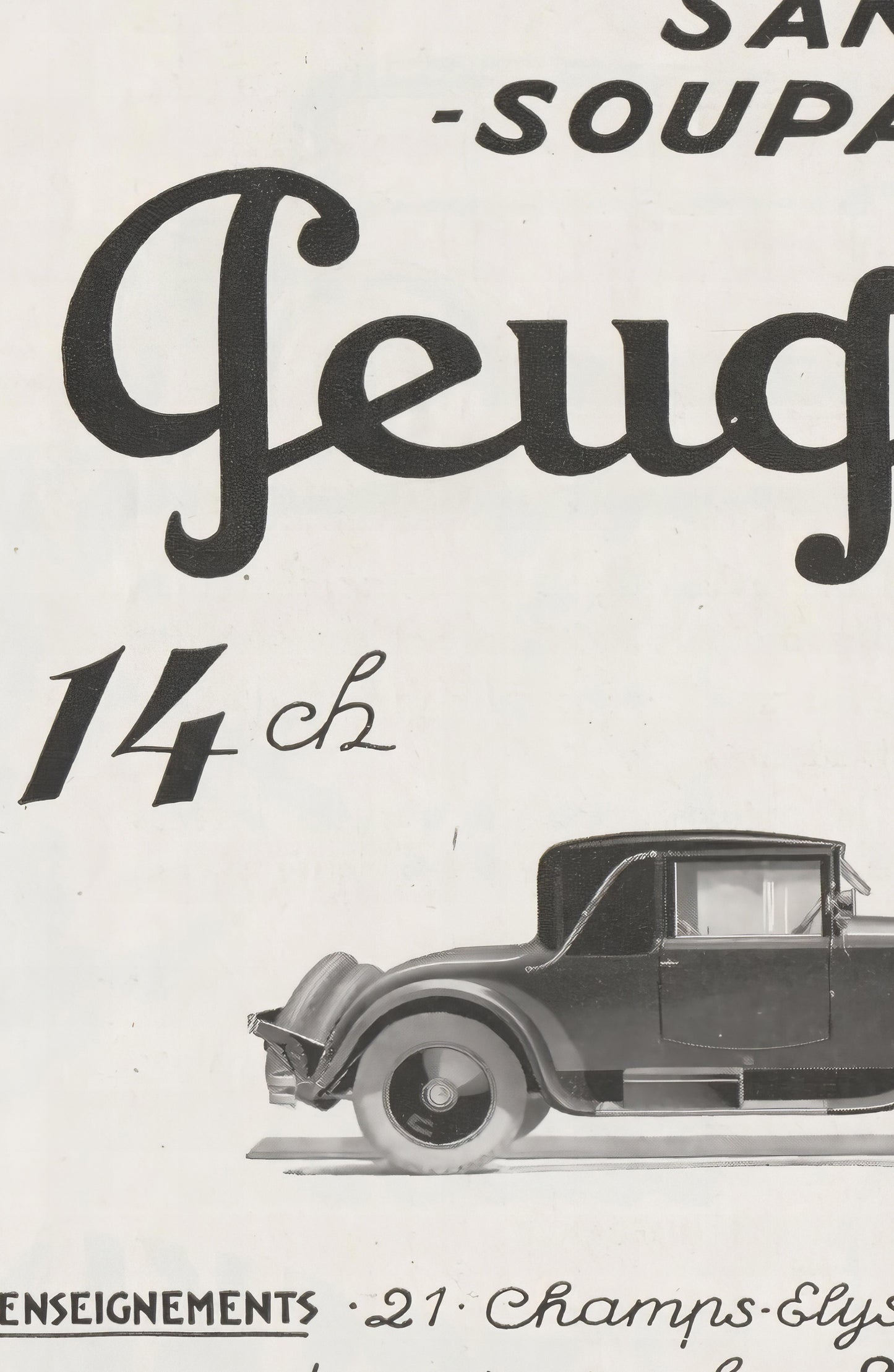 Peugeot Poster