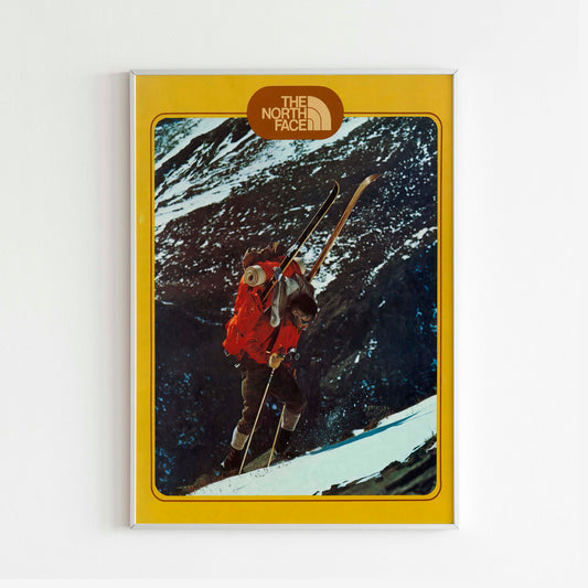 The North Face 1972 Magazine Front Cover Poster, Vintage Outdoor Print, Retro Wall Art, Journal Advertisement, 70s Style Ad, Explore Adventure Nostalgia, Urban Exploration Print
