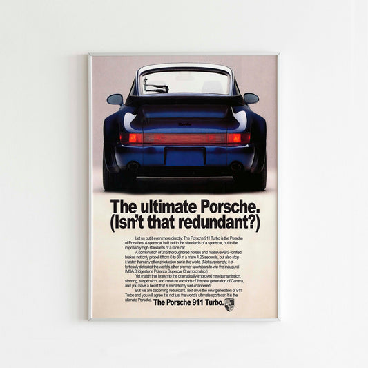 Porsche "The Ultimate Porsche" Poster