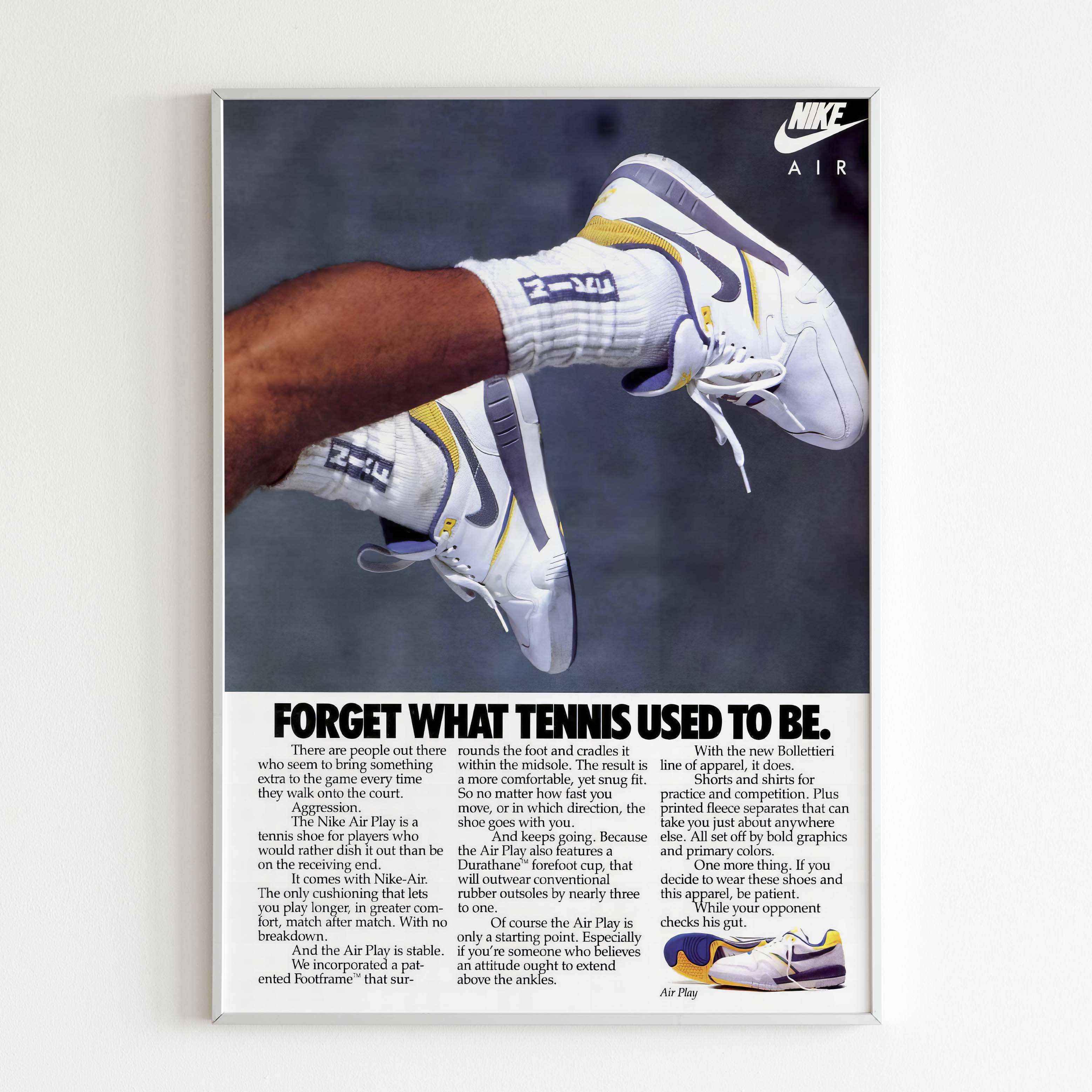 New York popular Tennis Nike Original Tennis Poster. Excellent and Rare!