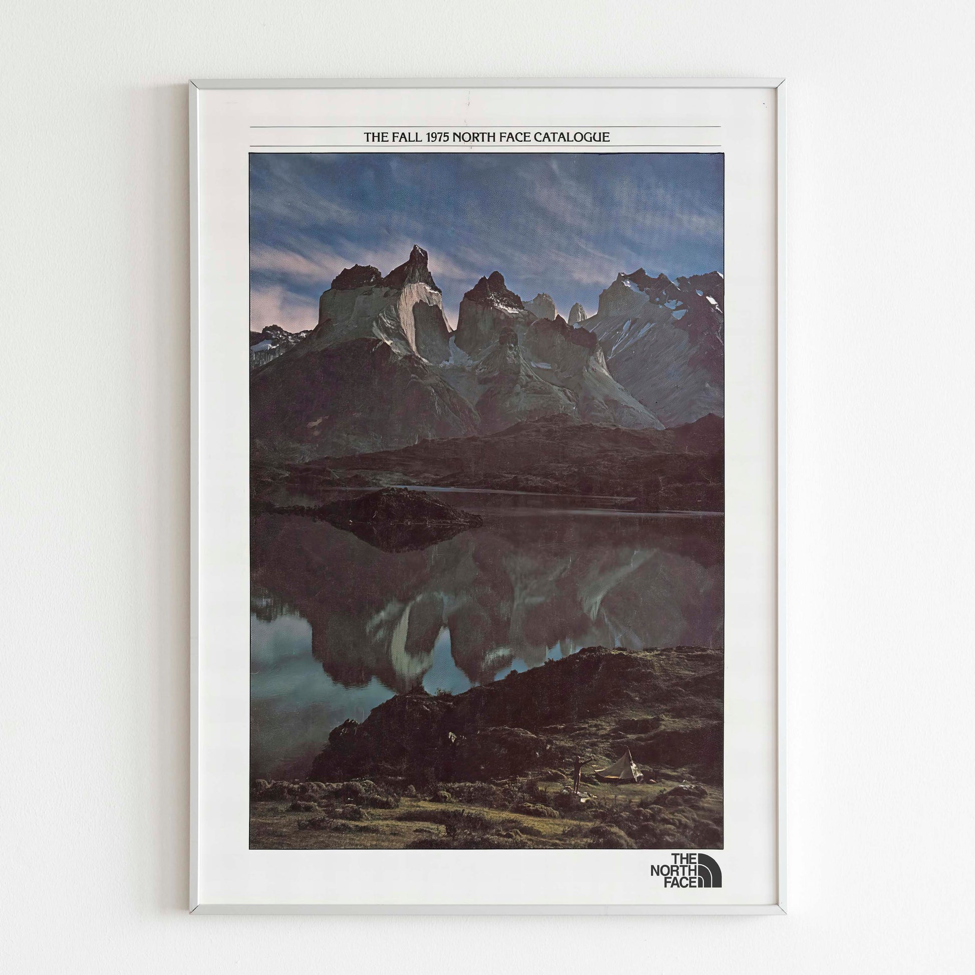 The North Face 1975 The Fall Catalogue Advertising Poster, 70s Style Outdoor Print, Vintage Ad Wall Art, Magazine Retro Advertisement