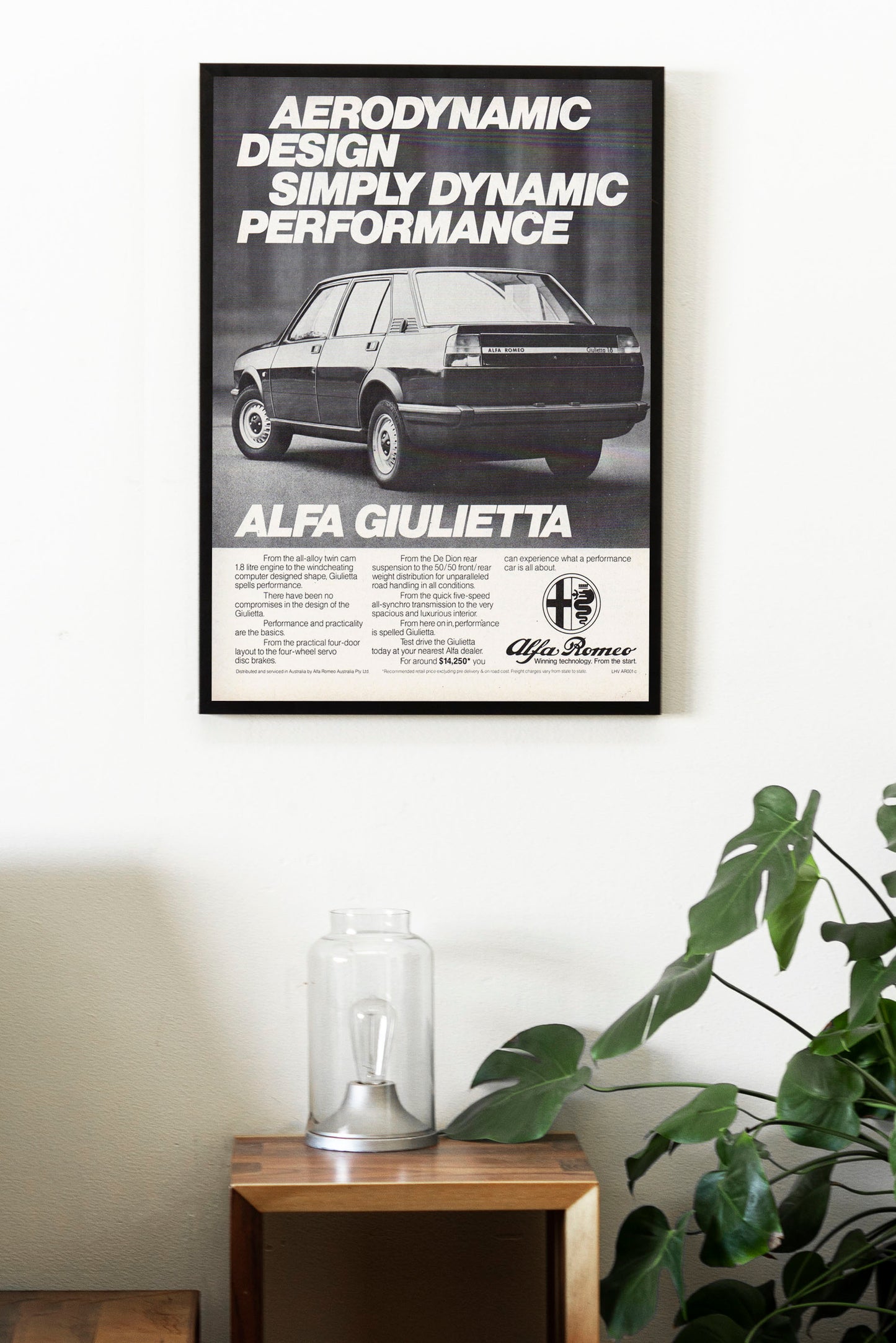 Alfa Romeo Giulietta Poster