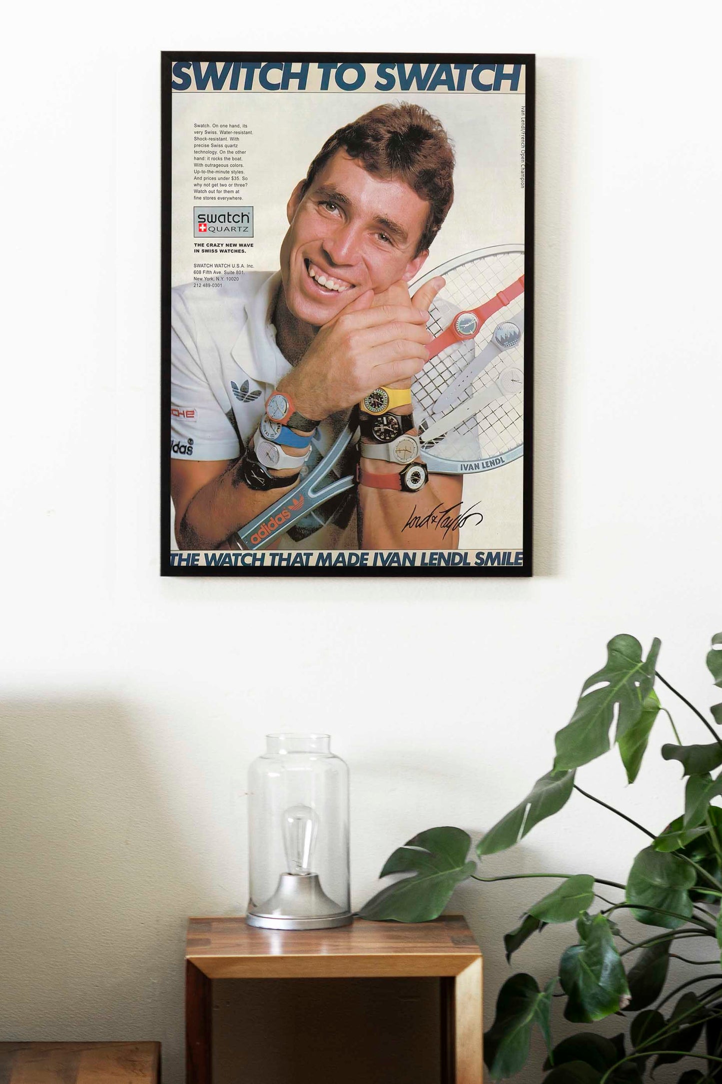 Swatch Ivan Lendl Poster