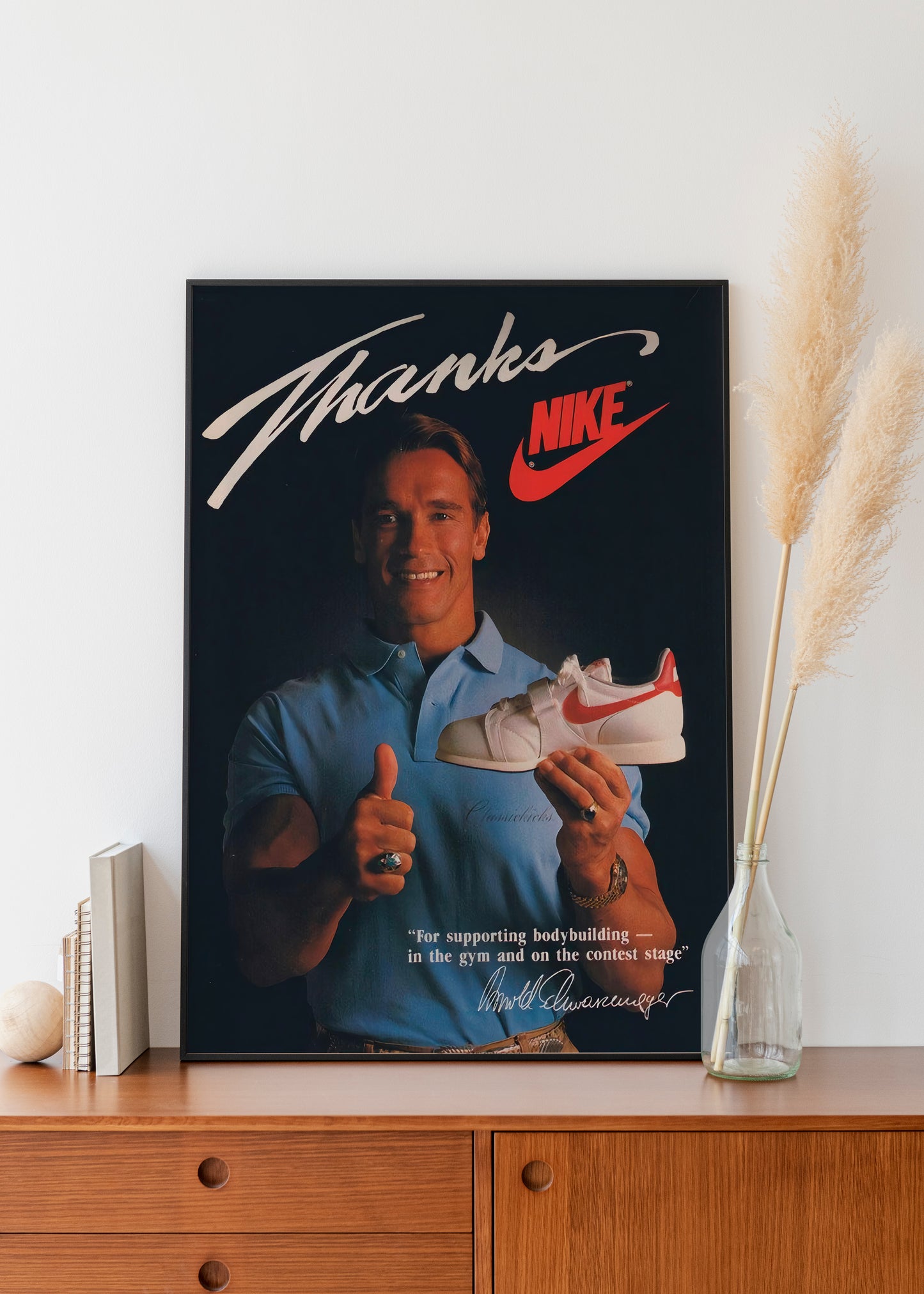 Nike Arnold Schwarzenegger Poster