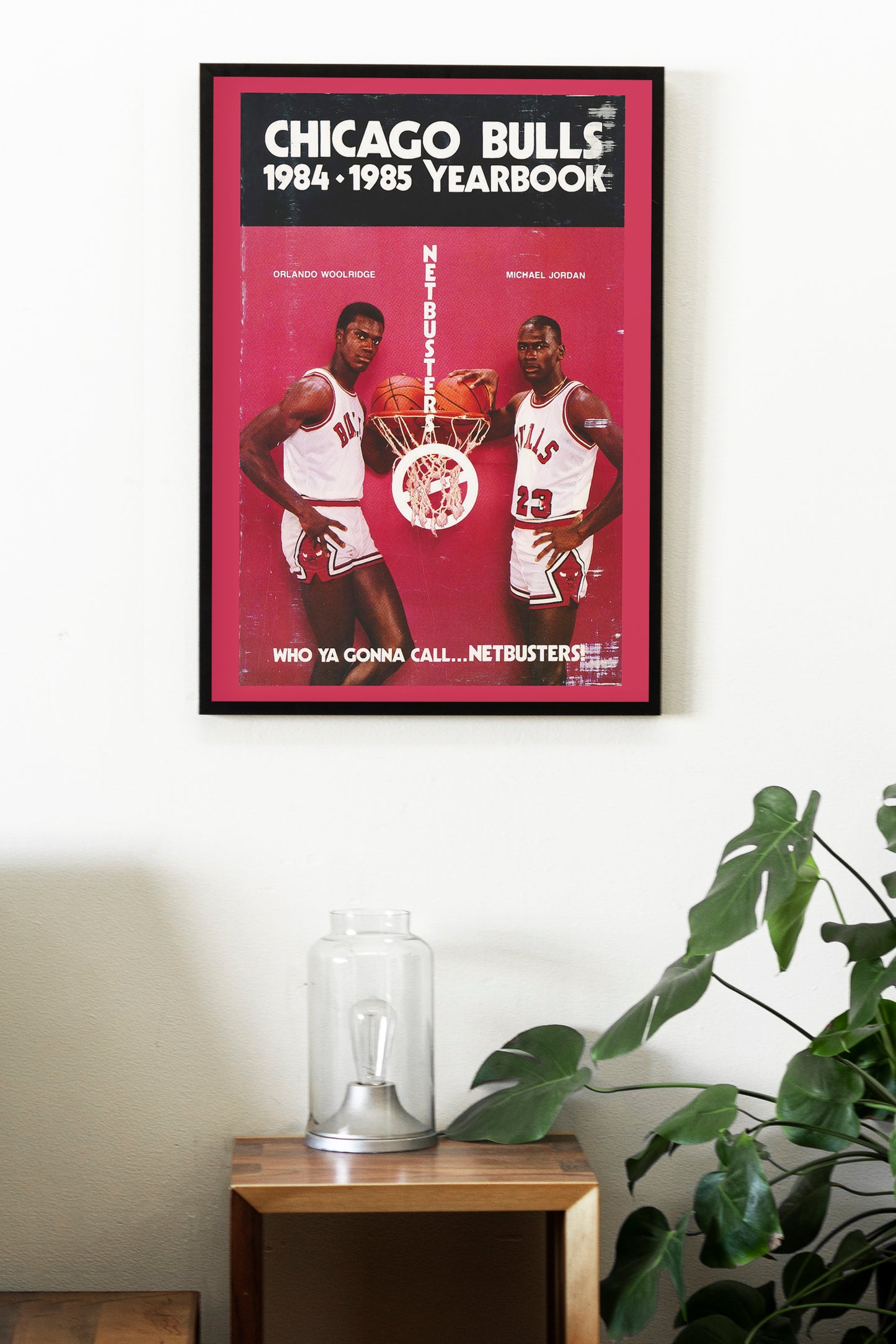 Chicago Bulls 1984/1985 Yearbook Front Page Poster