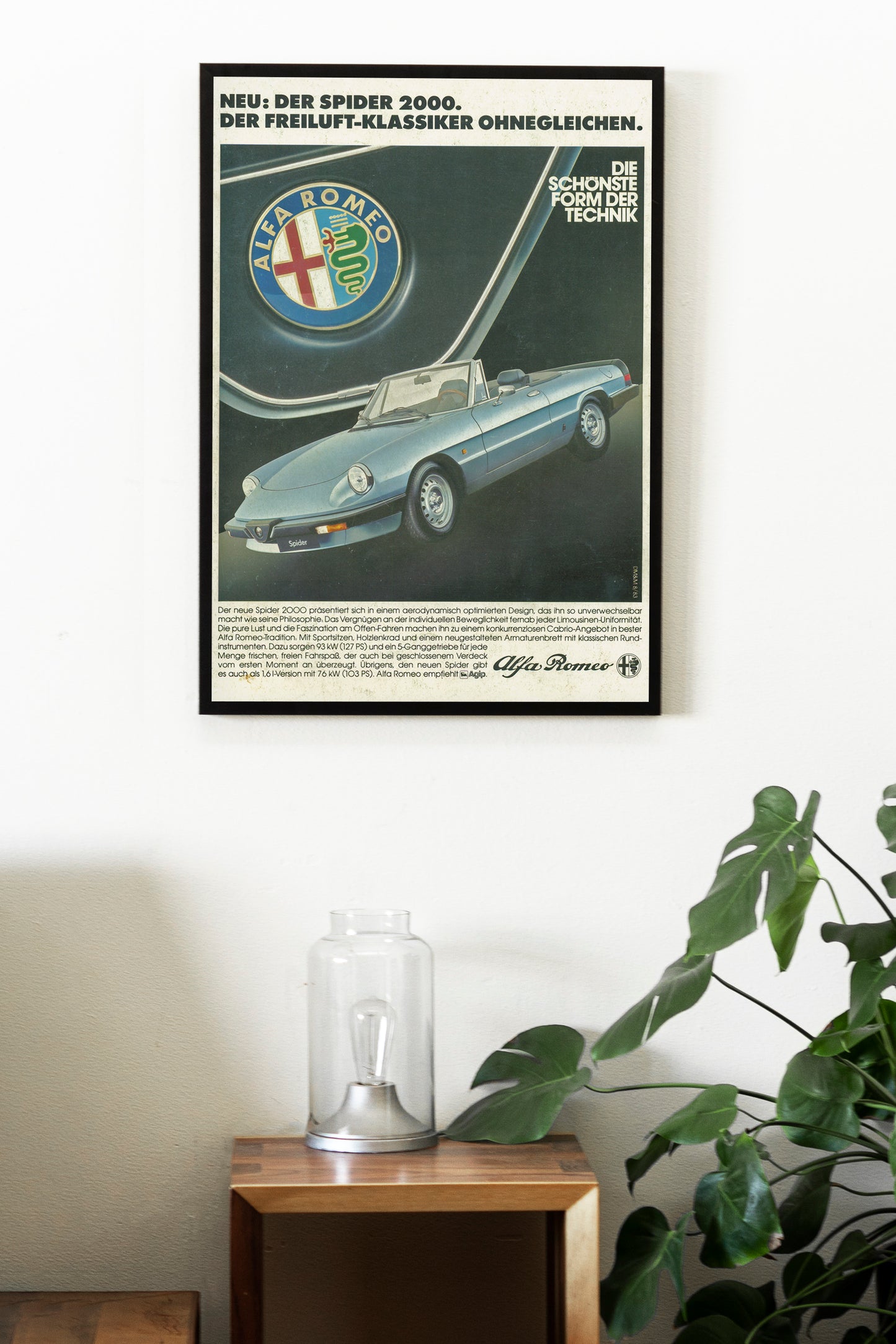 Alfa Romeo Spider Poster