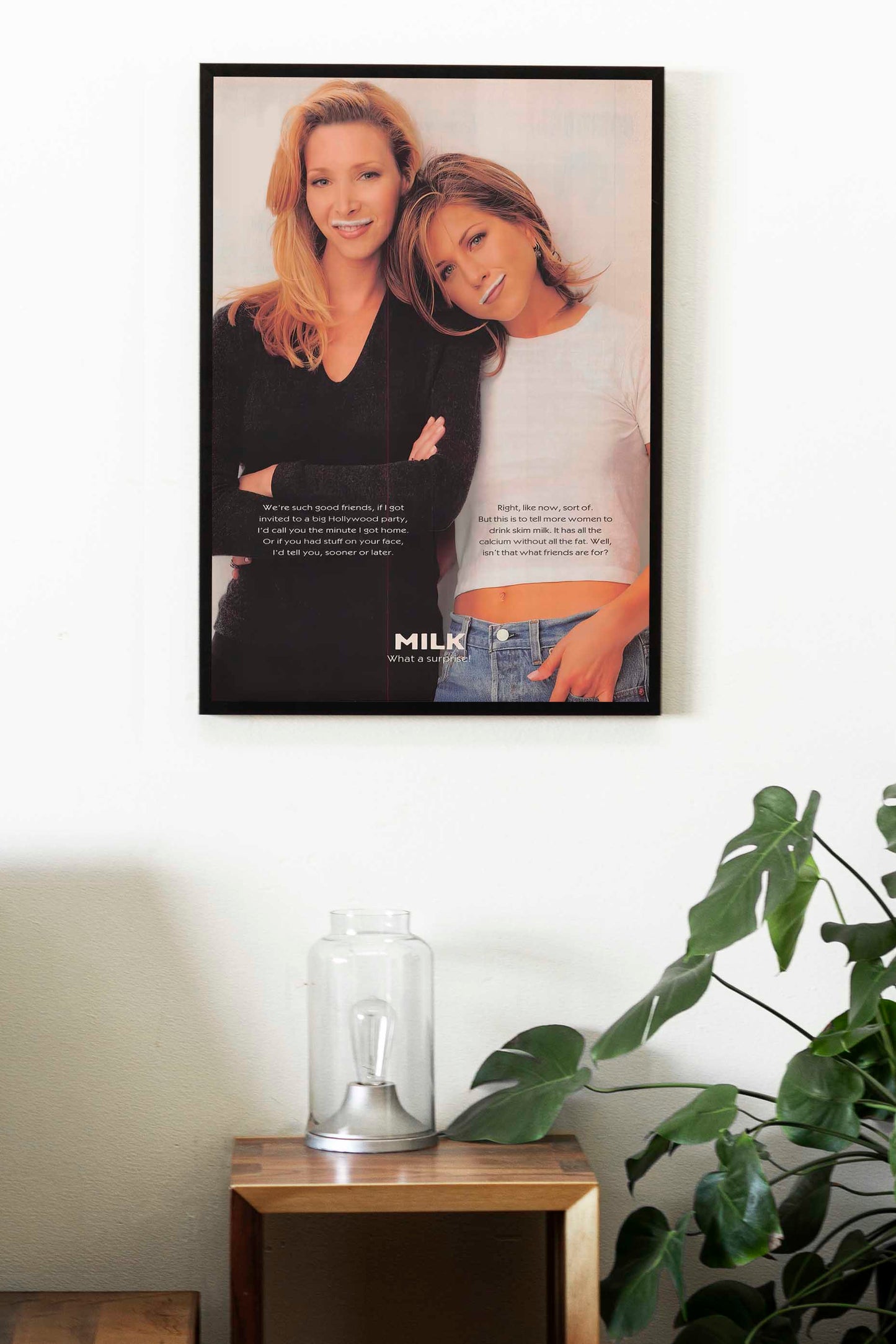 Got Milk? "Friends" Lisa Kudrow and Jennifer Aniston Poster
